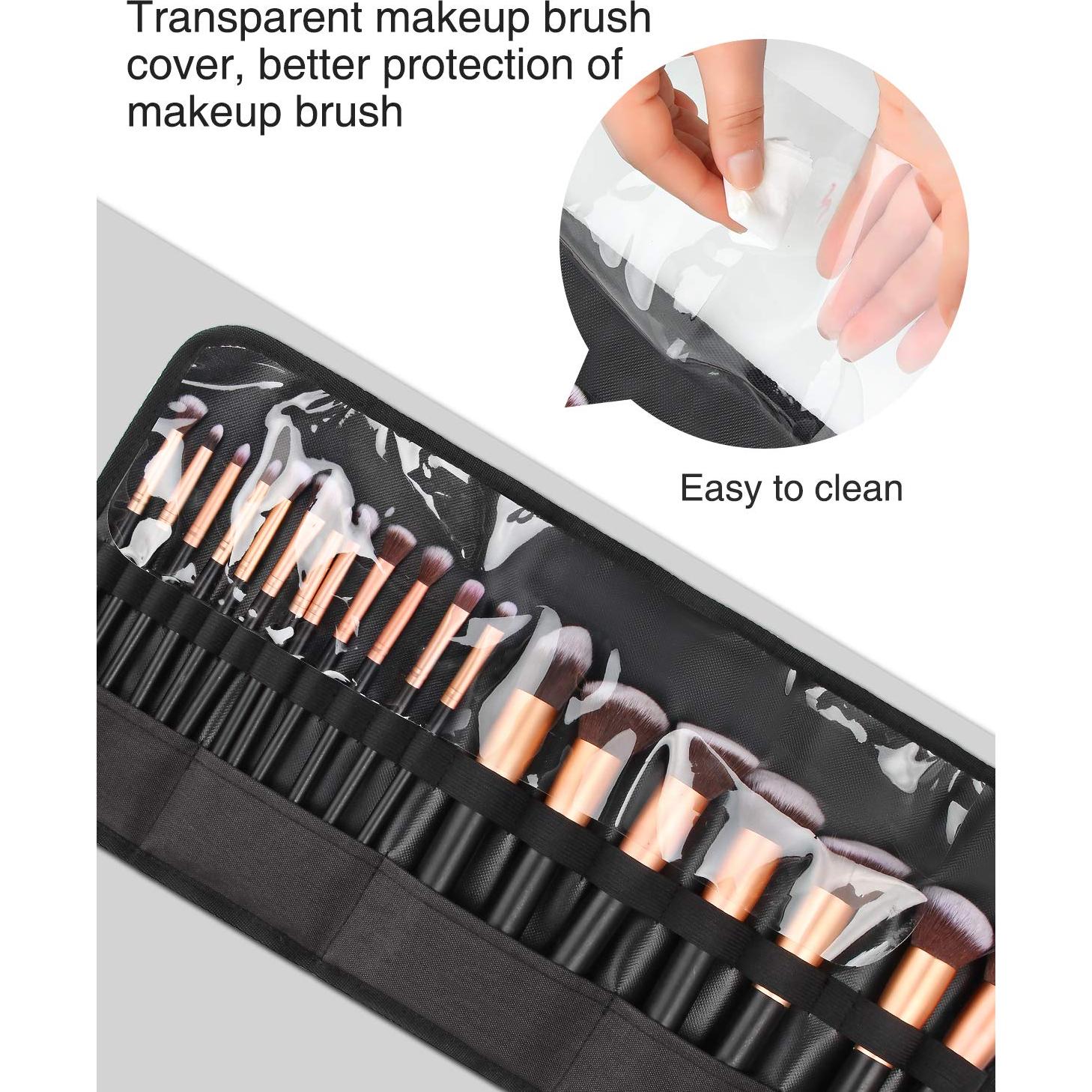 Organizador de Brochas de Maquillaje OCHEAL - Estuche de Viaje Compacto