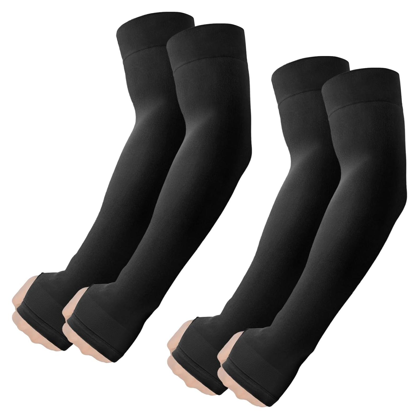 Manguitas de Compresión Roxun UV 50+ para Hombres y Mujeres