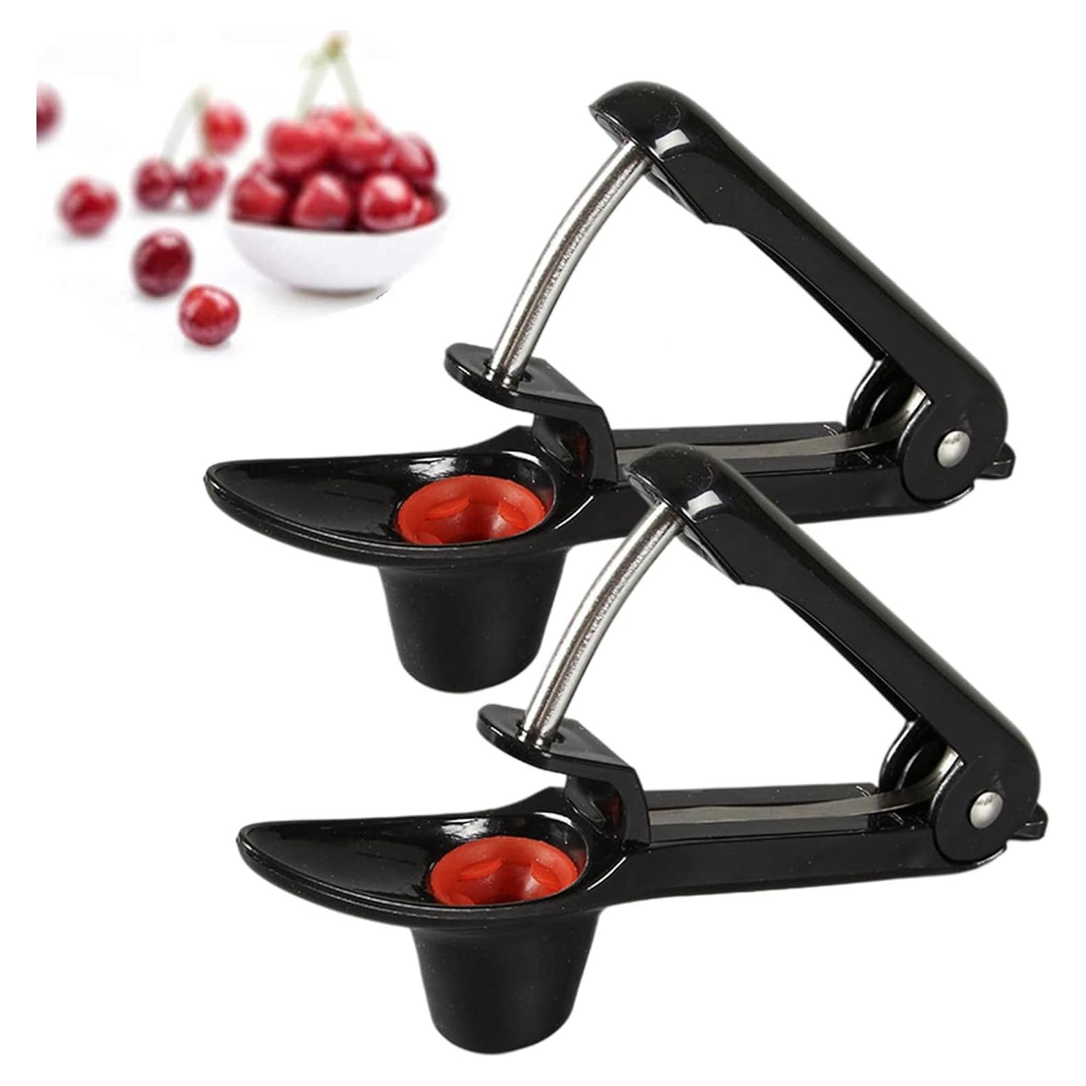 Removedor de Huesos de Cereza Aebor - 2 Piezas, Negro