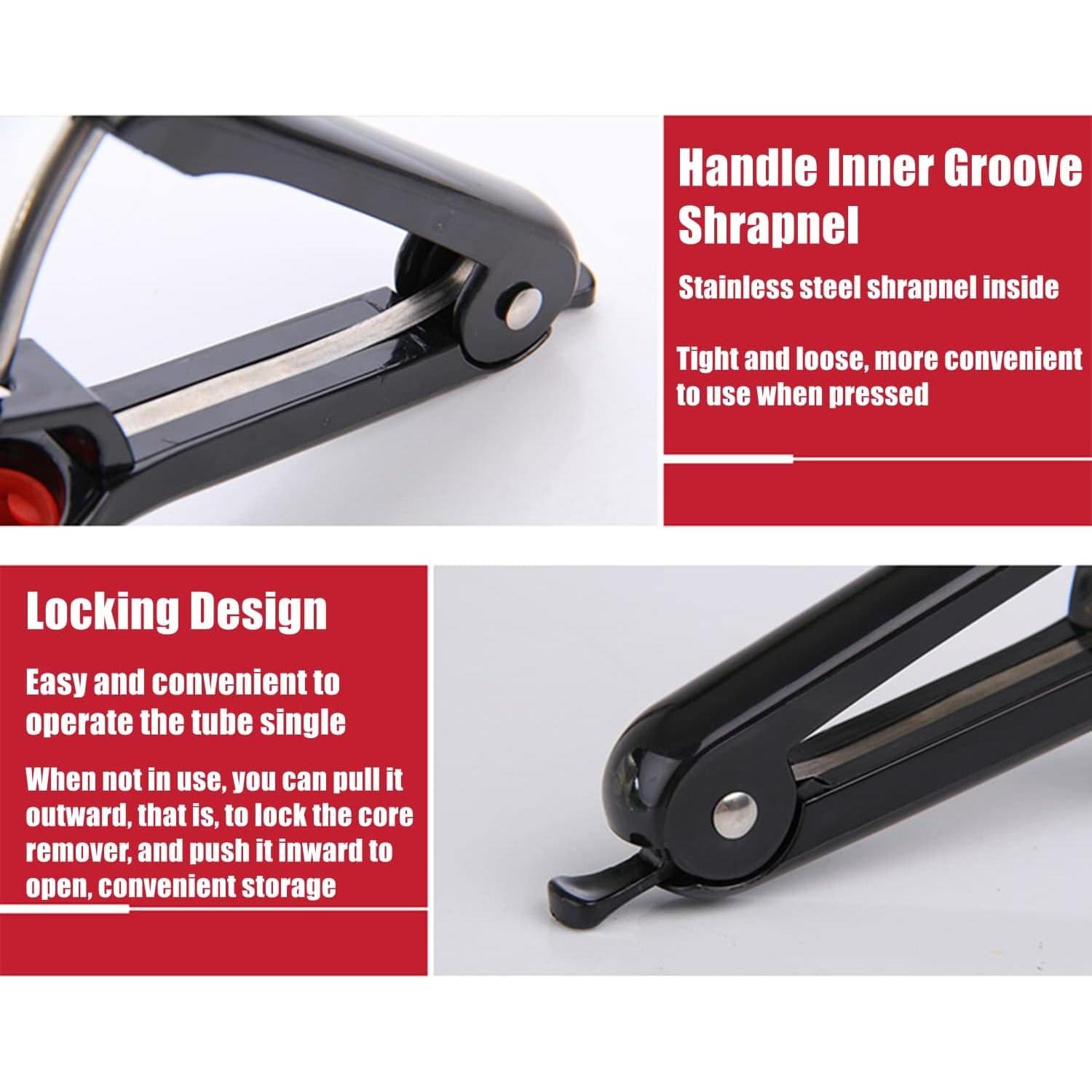 Removedor de Huesos de Cereza Aebor - 2 Piezas, Negro