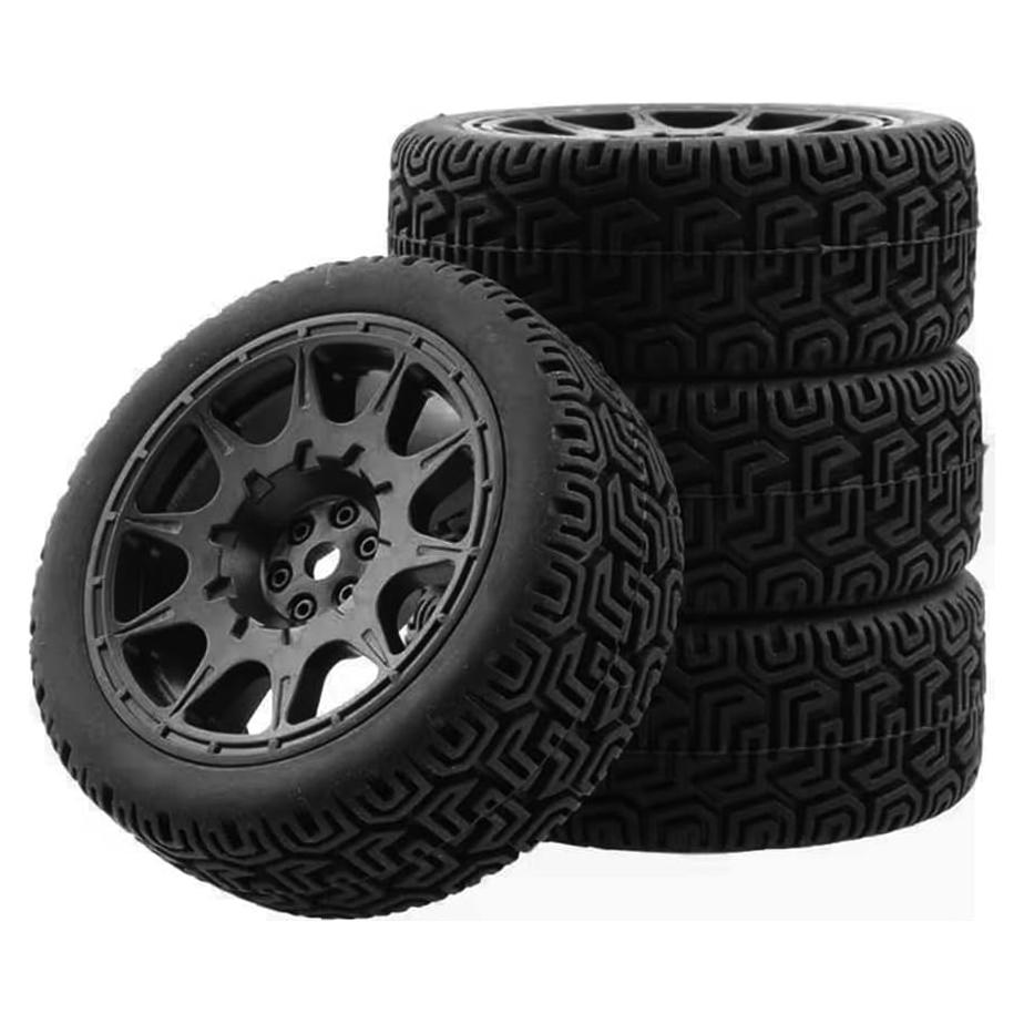 Neumáticos Runflat 1/10 JIHAIYEMENGZHEN 68mm Off-road 4 PCS