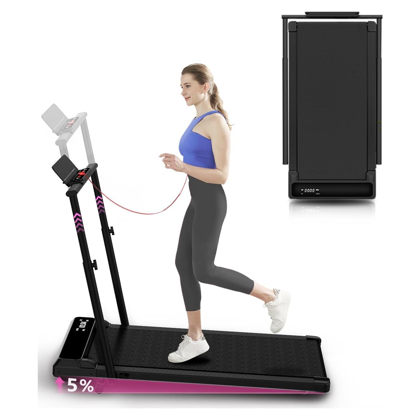 Caminadora Plegable VIPLAT EC7 - 2 en 1 con Control Remoto