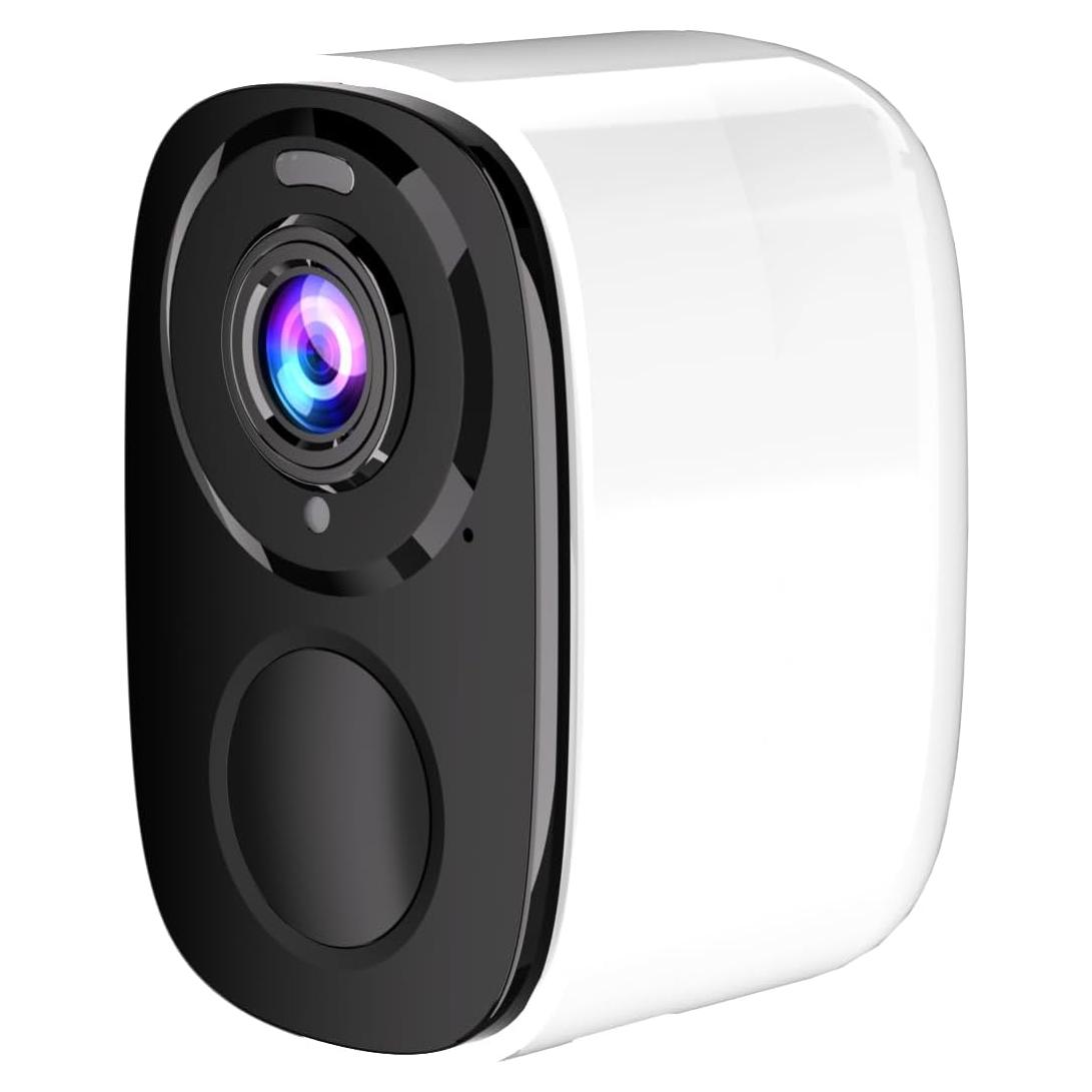 Cámara de Vigilancia Inalámbrica Rraycom 5MP con AI y Visión Nocturna