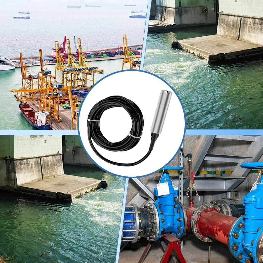 Sensor de Nivel de Agua Yosoo 4-20mA IP68 Transductor