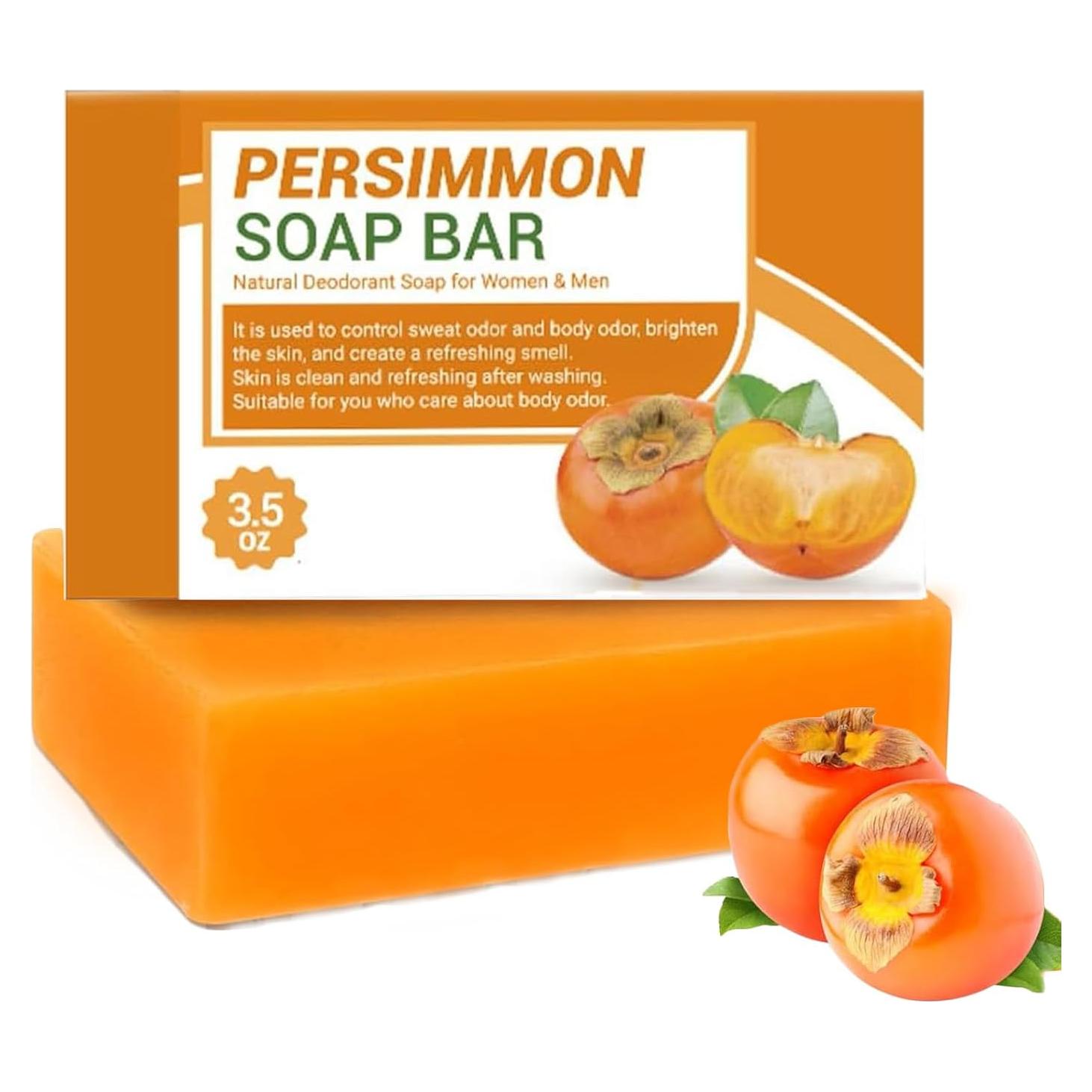 Jabón Natural de Persimón Omexry 100g - Desodorante Corporal