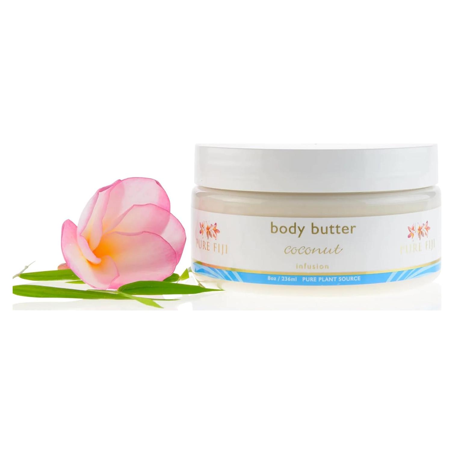 Manteca Corporal Pure Fiji Coco 226.8g - Hidratante para Piel Seca