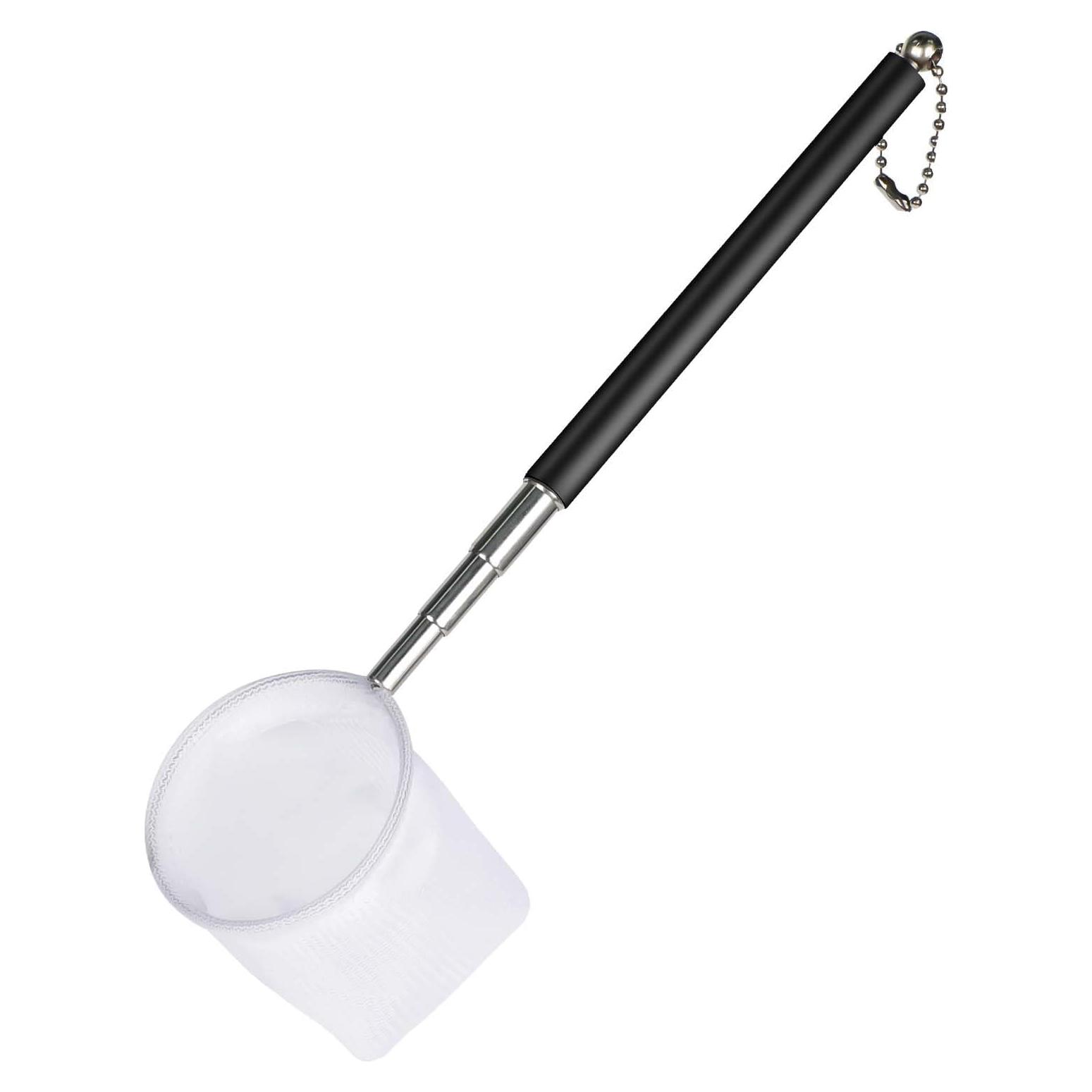 Red de Camarones Pawfly 5.08cm con Mango Telescópico Acero Inoxidable