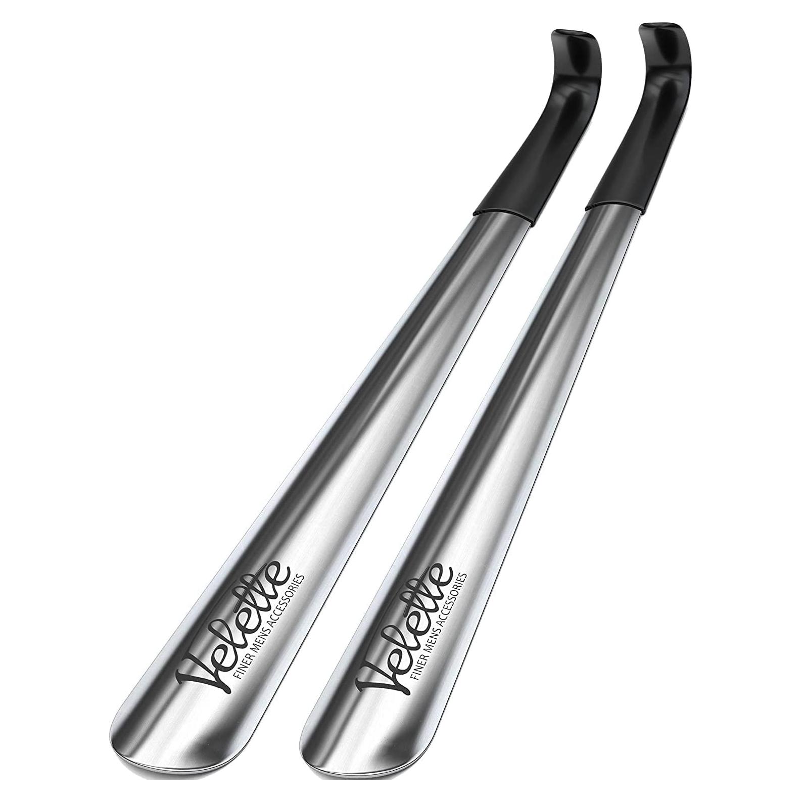 Cuerno de Zapato de Metal Mango Largo para Adultos - 42cm