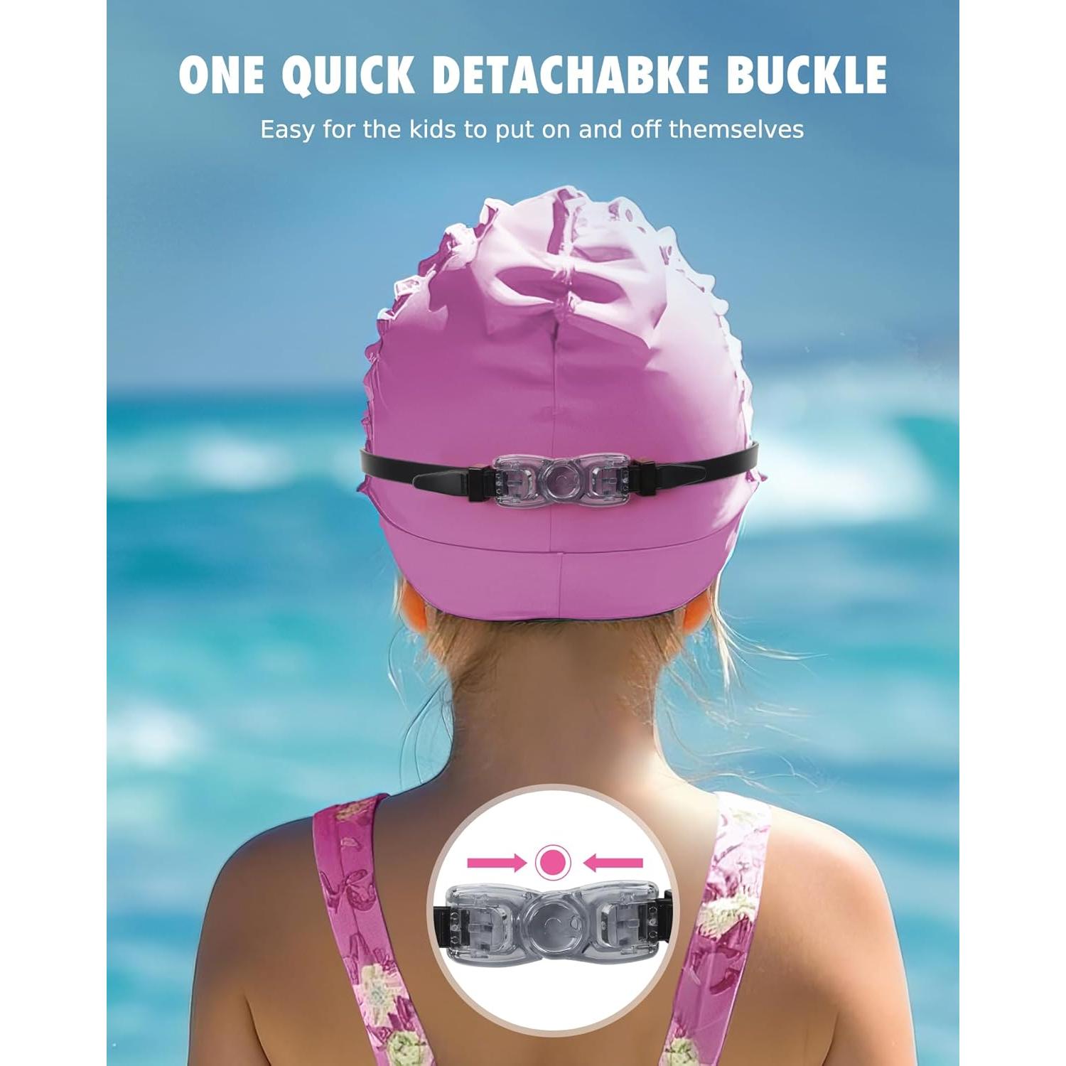 Gafas de natación Aegend para niños, 2 unidades, silicona