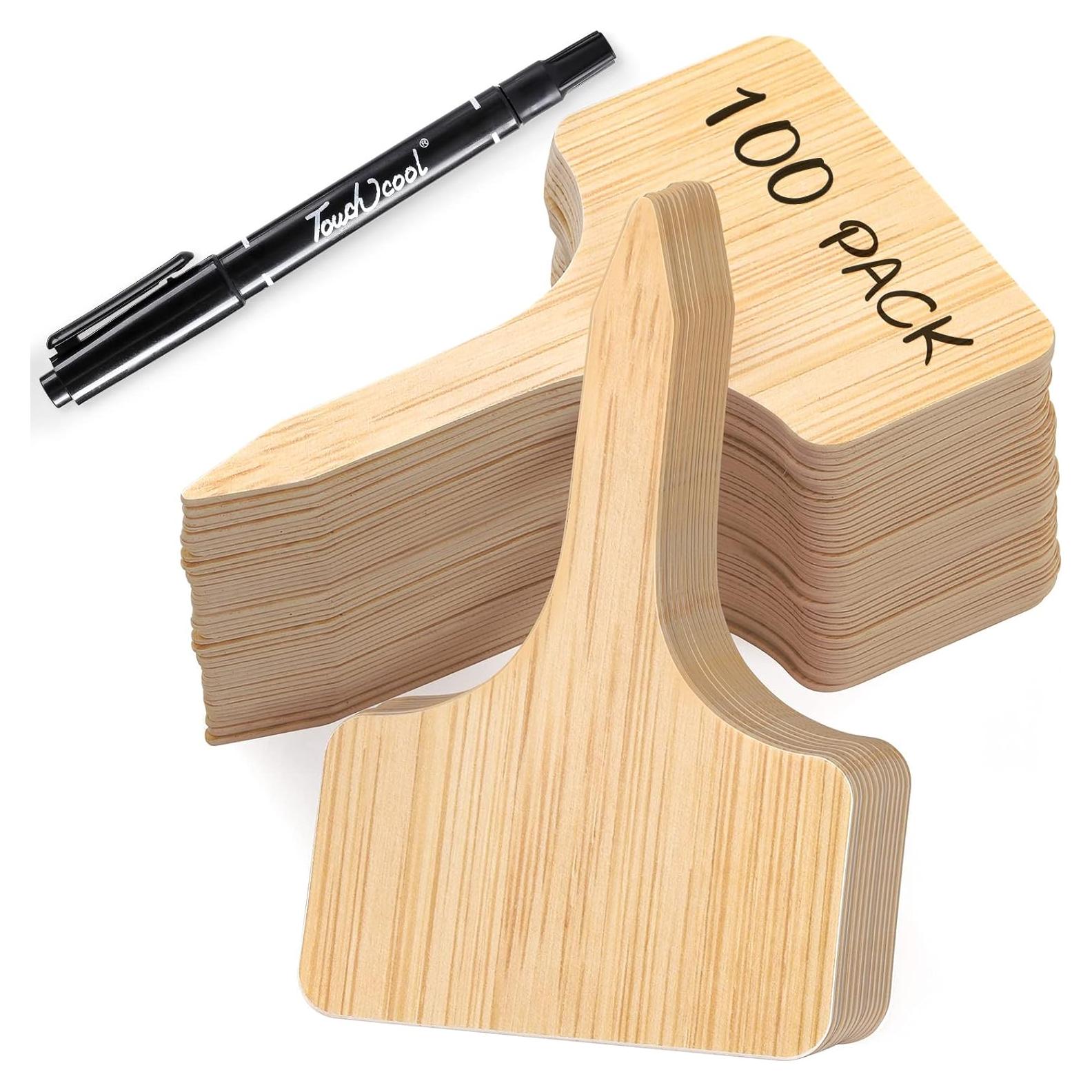 Etiquetas para Plantas VITEVER 100pcs PVC Impermeables 9.9x6.1cm