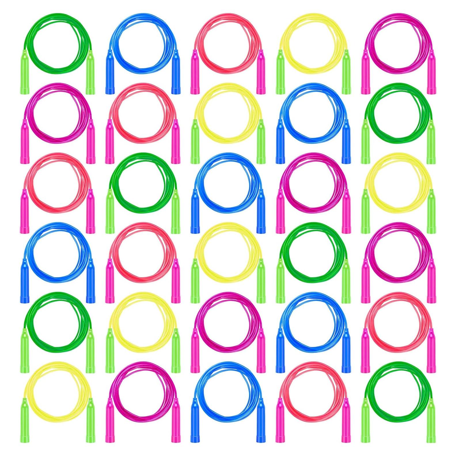 Cuerdas para Saltar Aneco 30 Piezas 2.24m Ajustables Niños