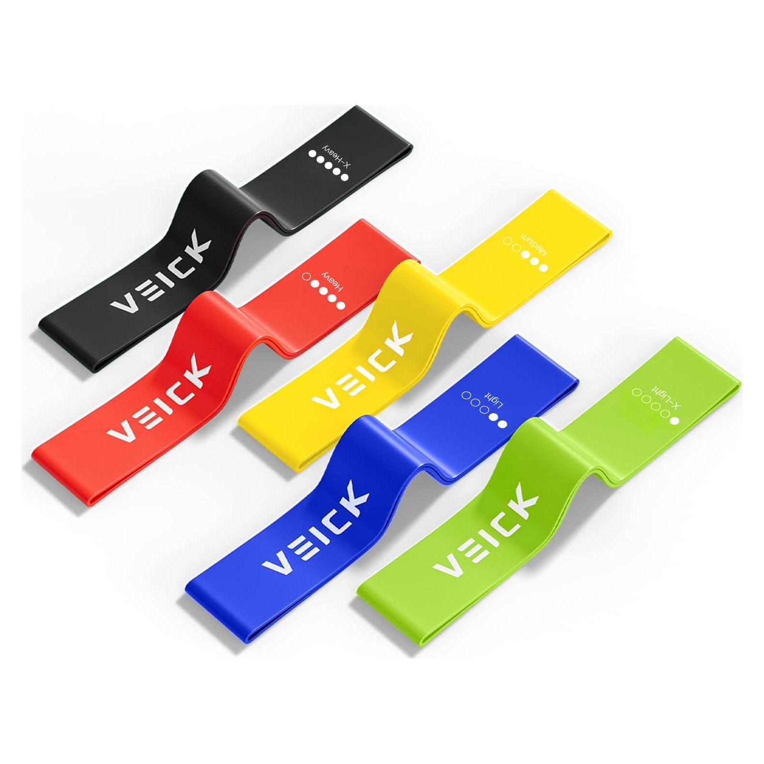 Bandas de Ejercicio de Resistencia VEICK - 5 Niveles, Unisex