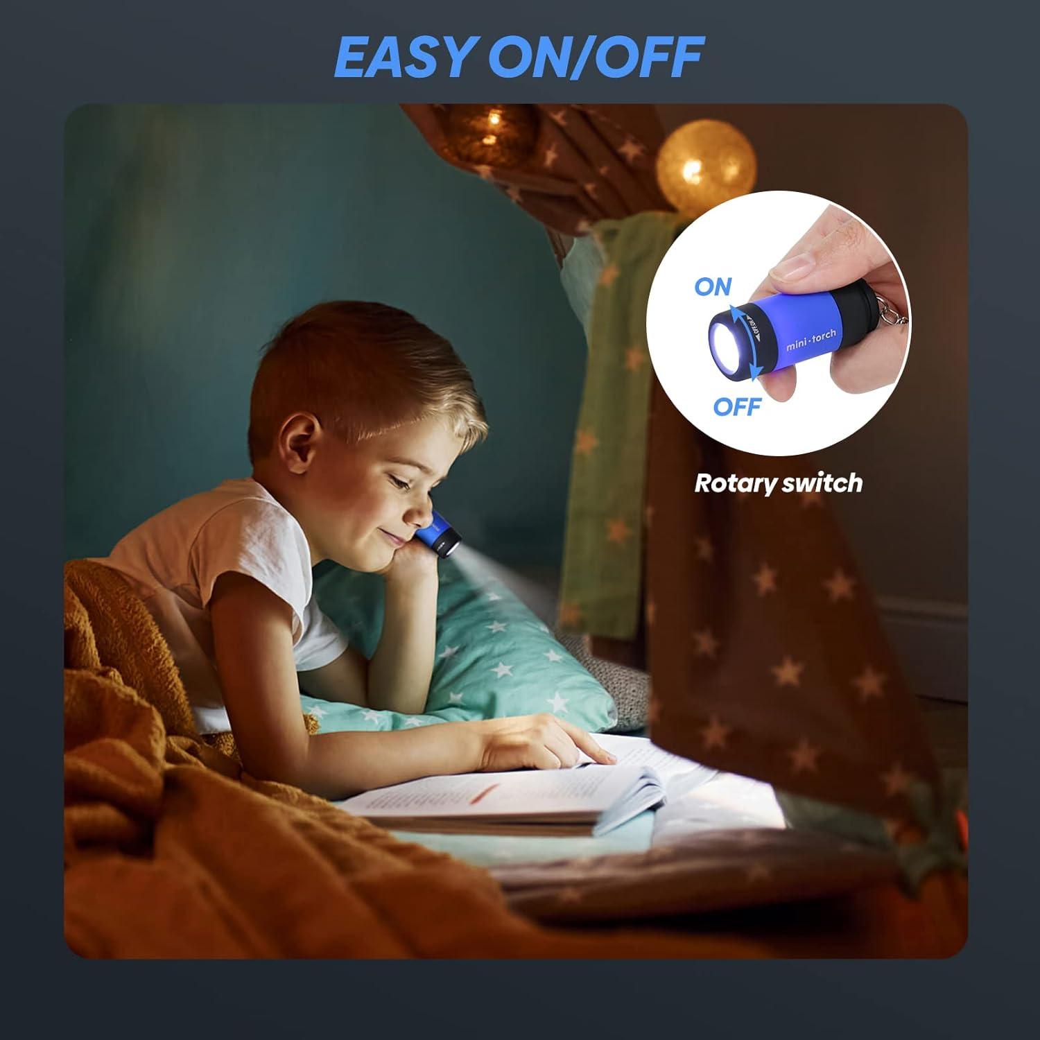 Mini Linterna de Llavero Recargable USB Tileon - 3 Piezas