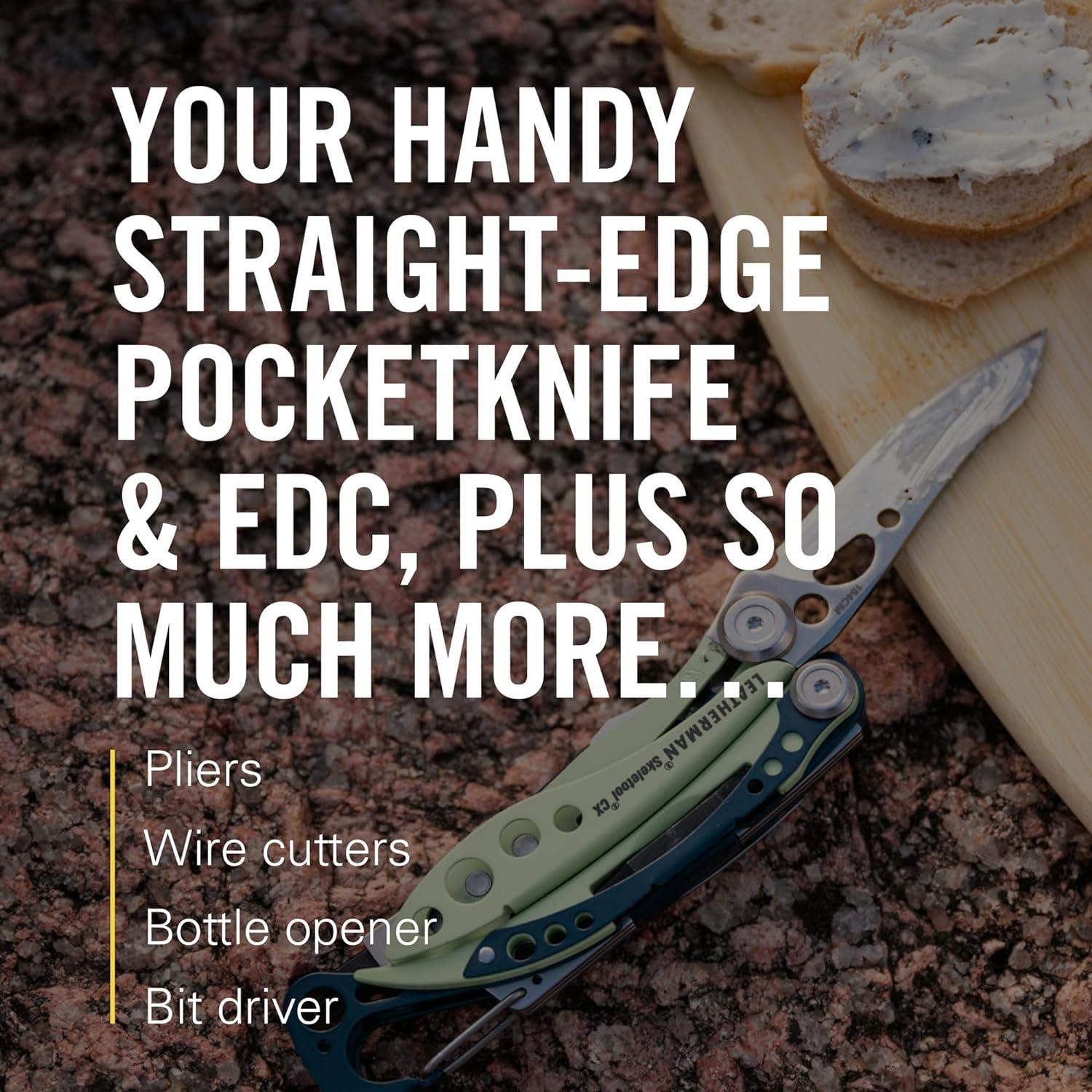 Leatherman Skeletool CX 7-en-1 Herramienta EDC Azul