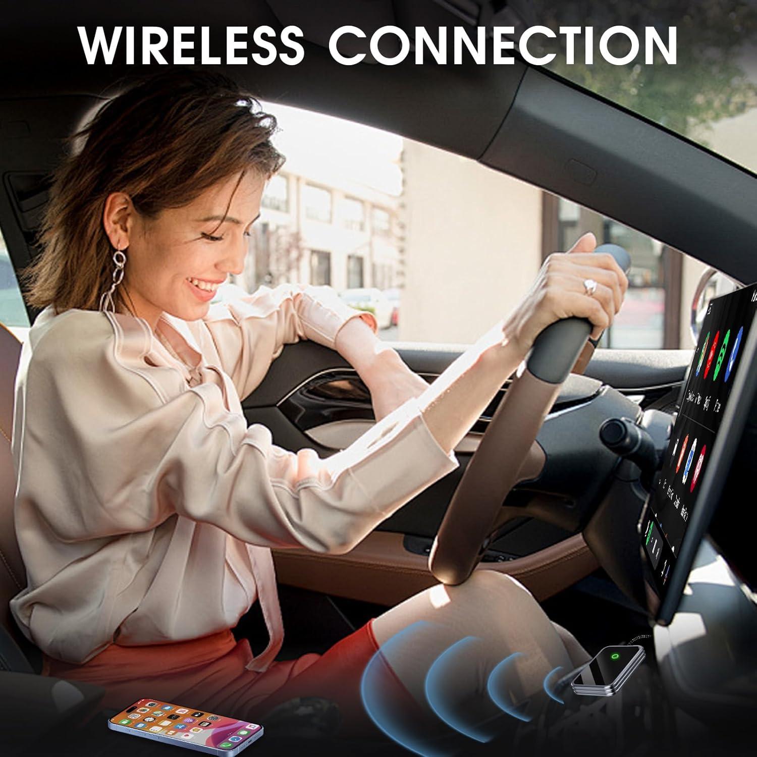 Adaptador CarPlay Inalámbrico FTTMWTAG - Compatible con iPhone