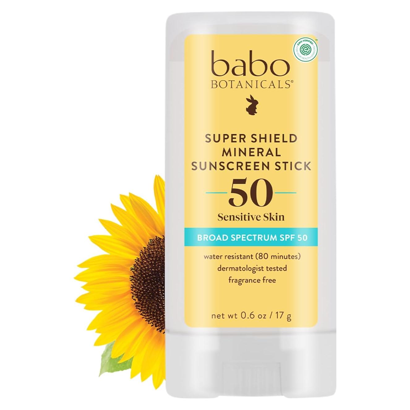 Protector Solar Stick Babo Botanicals SPF 50 - 17g - Orgánico