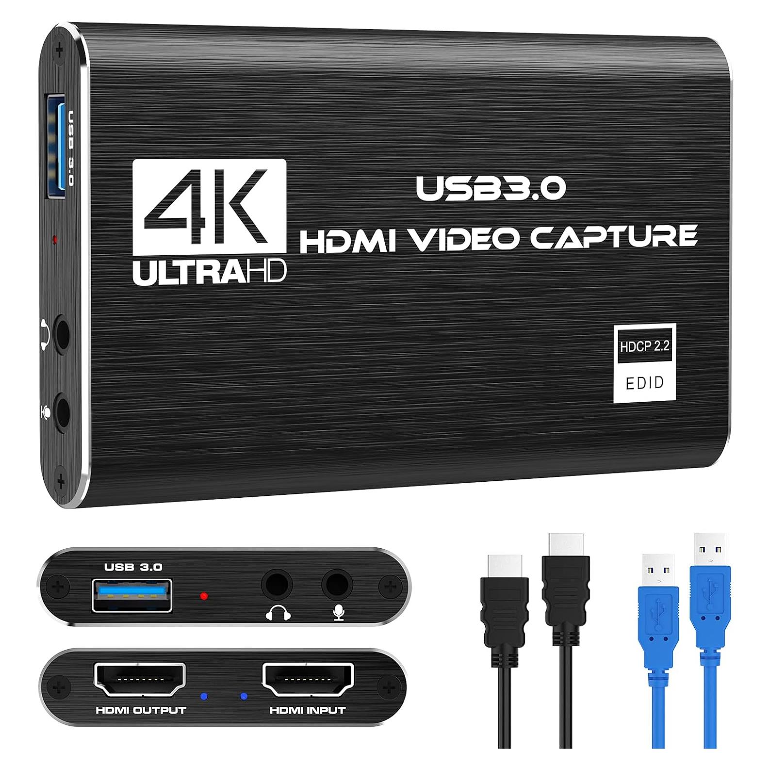 Tarjeta de Captura HDMI 4K Rybozen V316B-FR 1080P 60FPS