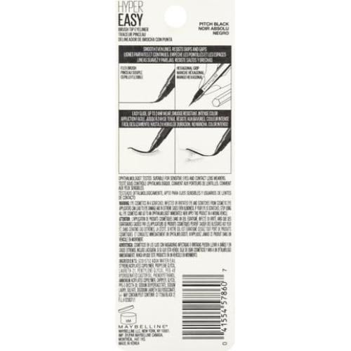Delineador Líquido Maybelline Hyper Easy Negro Intenso 0.53 ml