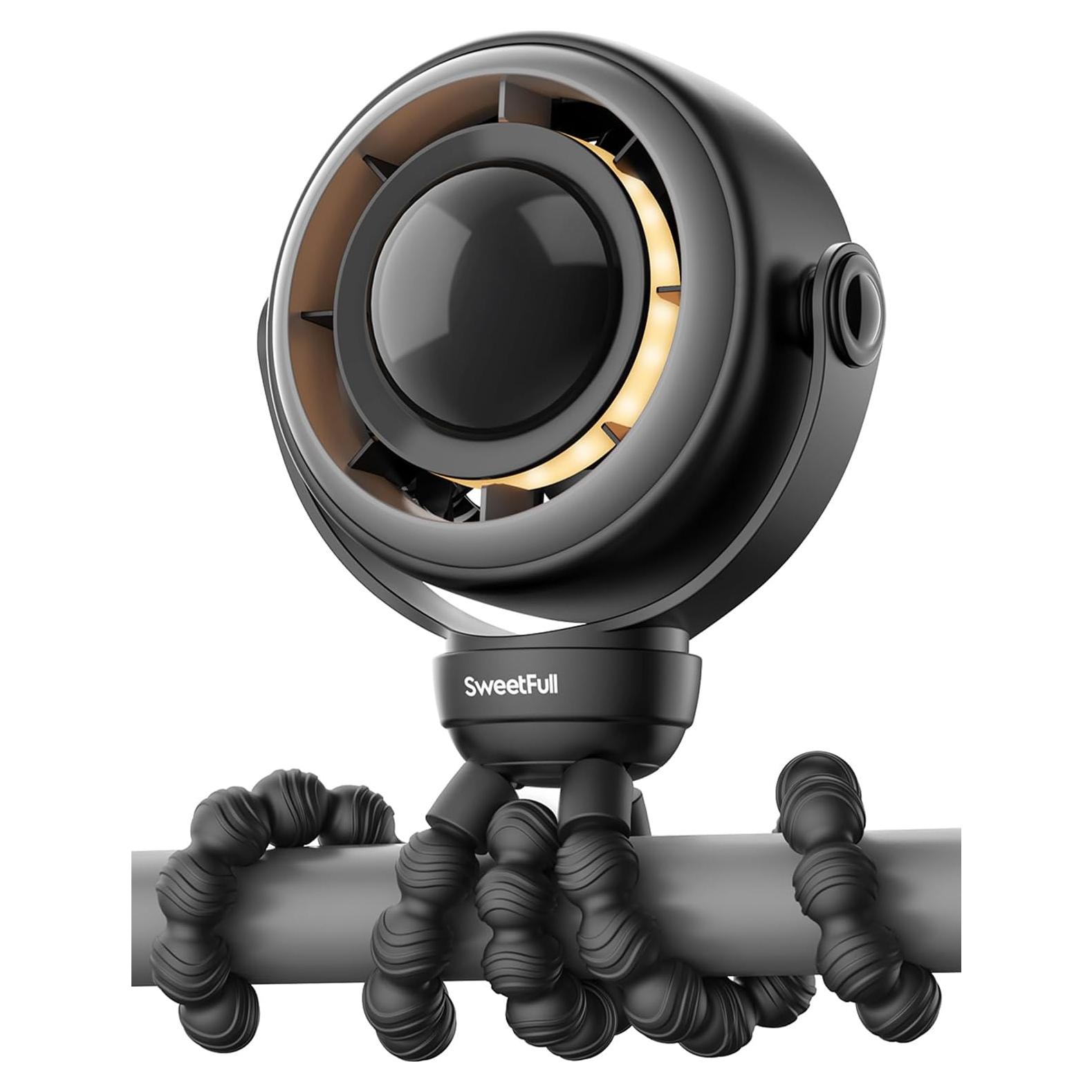 Ventilador Portátil SWEETFULL S20 para Cochecito Bebé 4000mAh