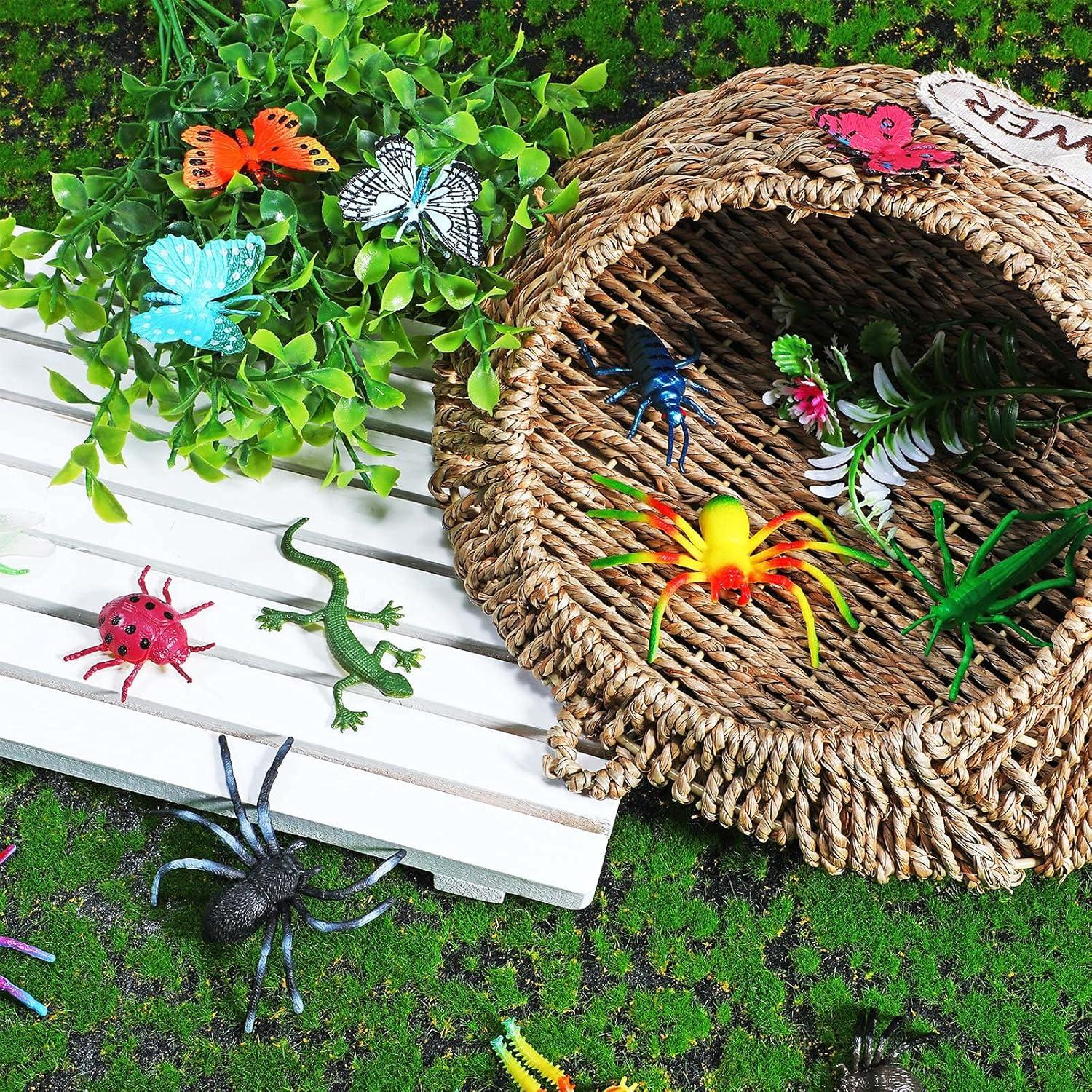 75 Juguetes de Insectos de Plástico Gejoy - Realistas y Variados