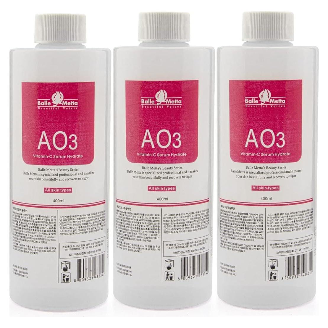 Suero Aquapeel Elitzia Set 3 Botellas 400ml Cuidado Piel
