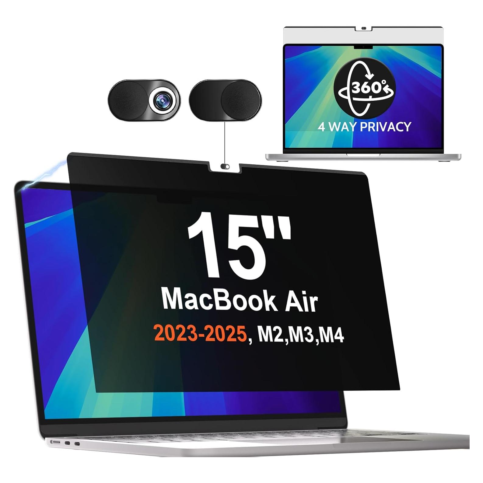 Pantalla de Privacidad Magnética Mamol 15" MacBook Air 2023-2025