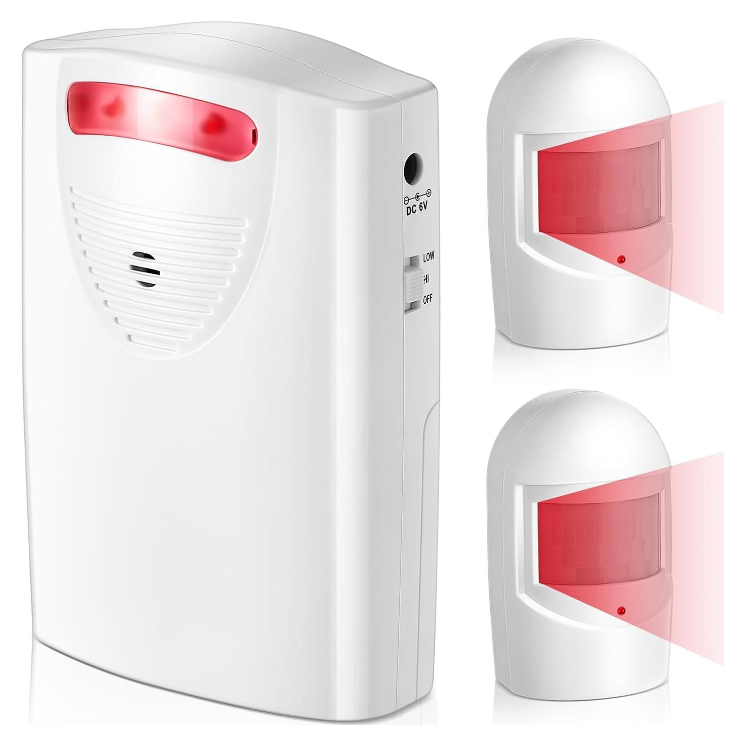 Alarma Inalámbrica de Entrada Qualirey con Sensor de Movimiento