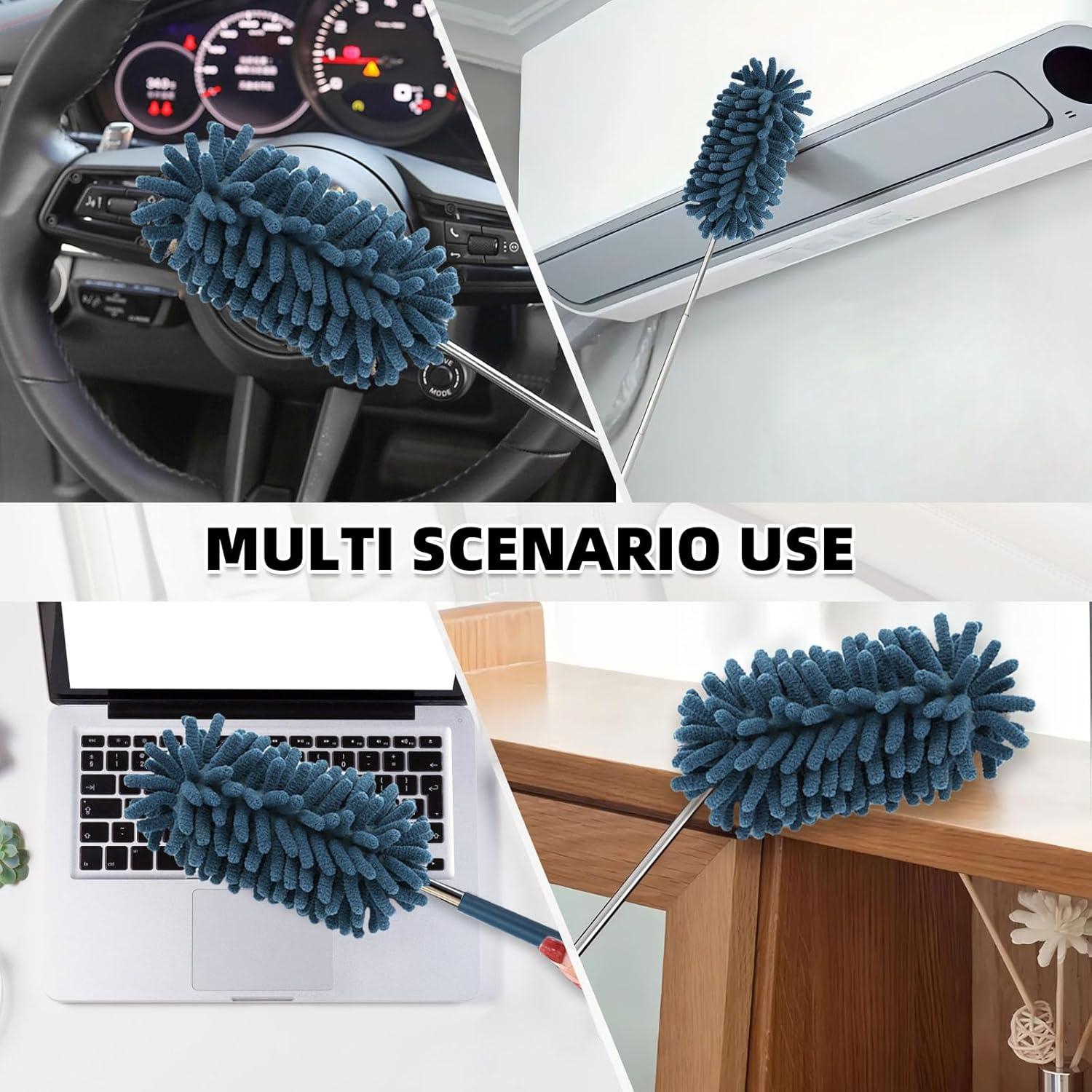 Duster de Interior para Coche CCREDONE 2 Pcs Polo Extensible