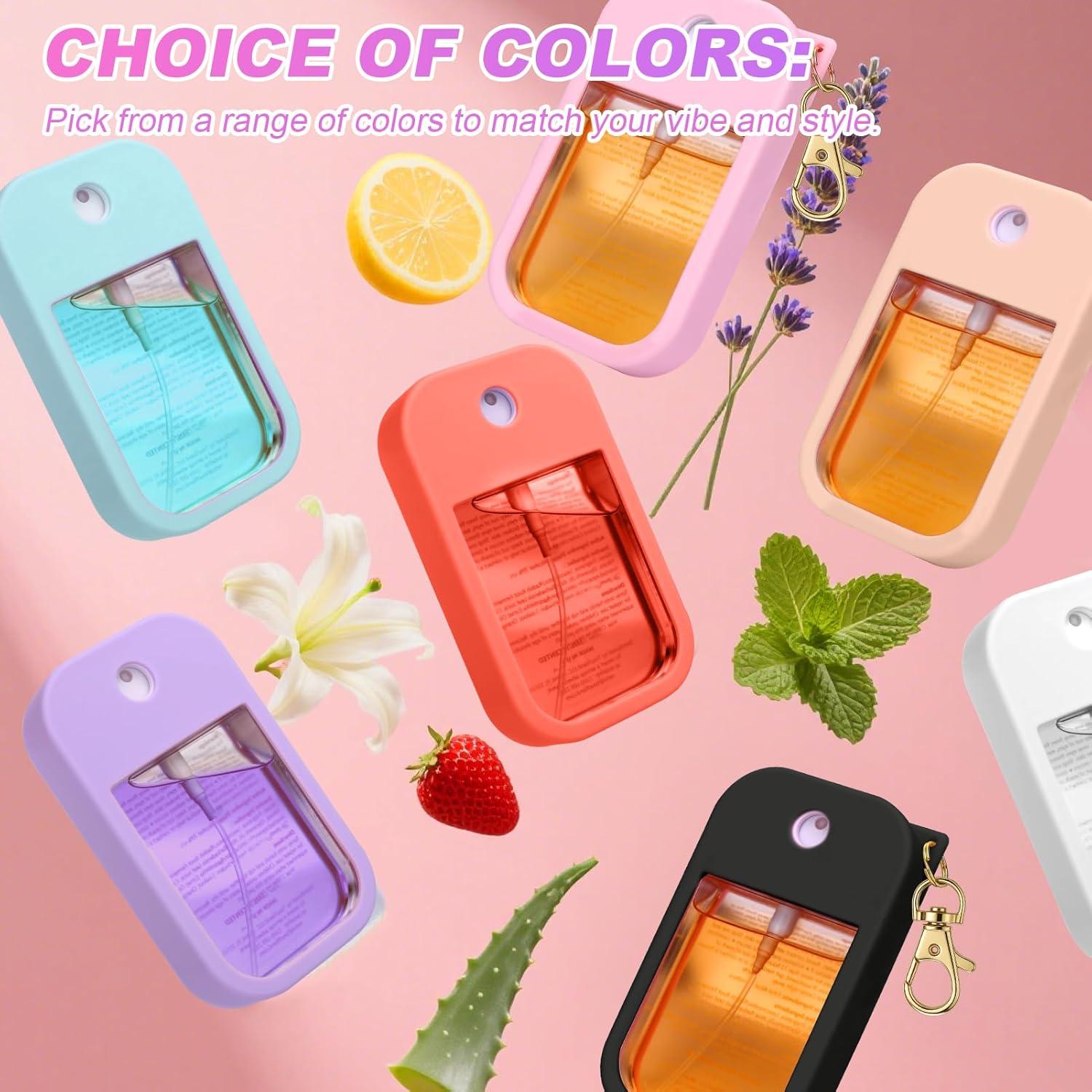 Estuche de Silicona AIERSA para Spray Desinfectante Touchland Negro