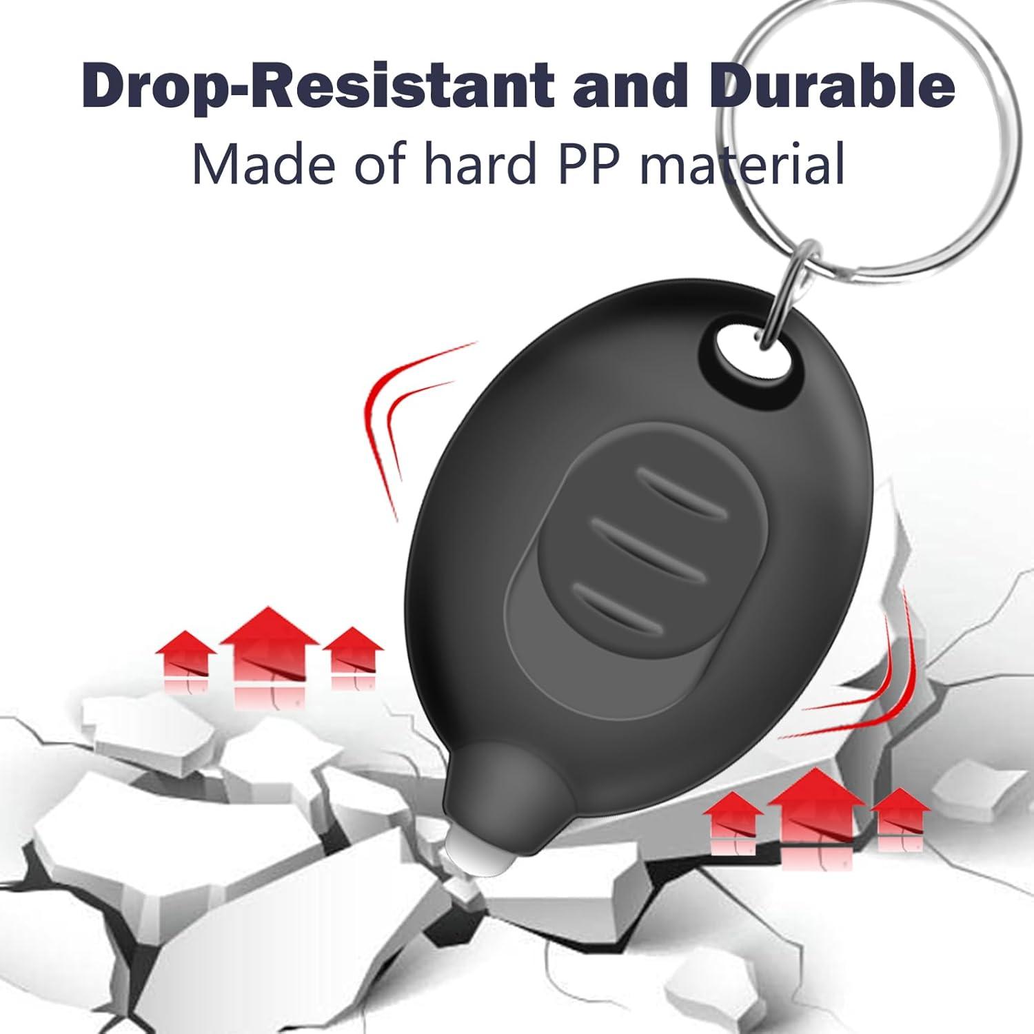 Mini Linterna LED de Llavero Daemson 8 Unidades Luz Blanca