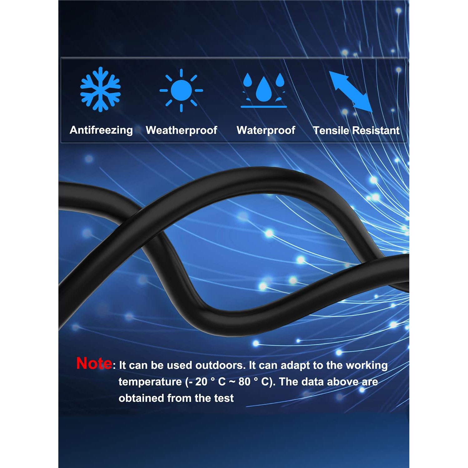 Cable Ethernet Dacrown Cat 8 0.46 m SFTP Blindado Alta Velocidad