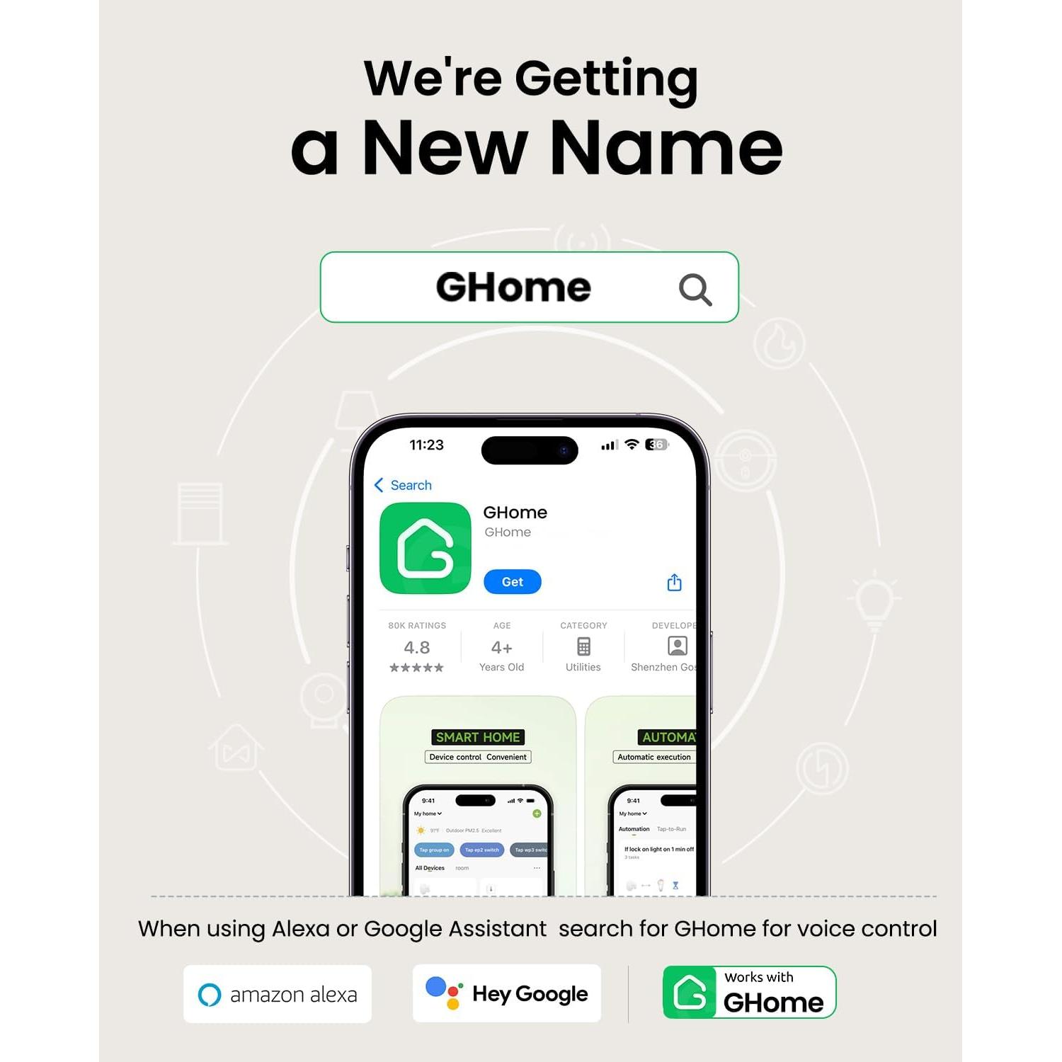 Interruptor Regulador Inteligente GHome SW19-1 para Ventilador de Techo