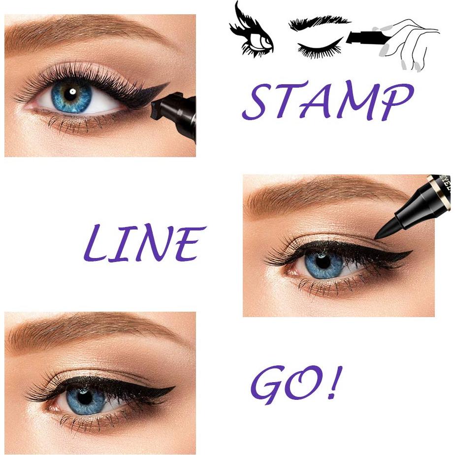 Sello de Eyeliner Alado iMethod 2 Plumas Larga Duración