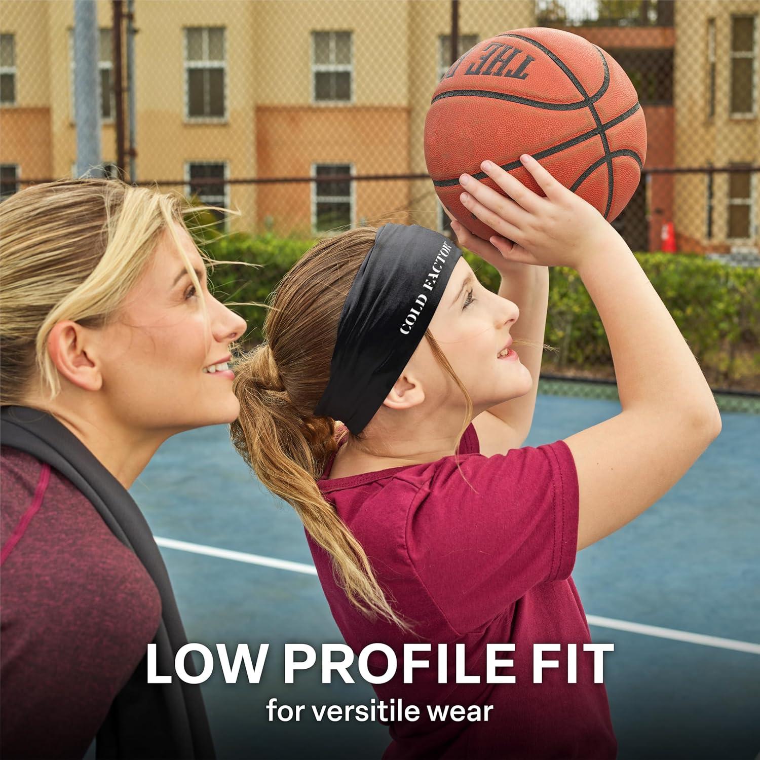 Banda para la cabeza de enfriamiento Cold Factor - 3 Paquetes, UPF 50+