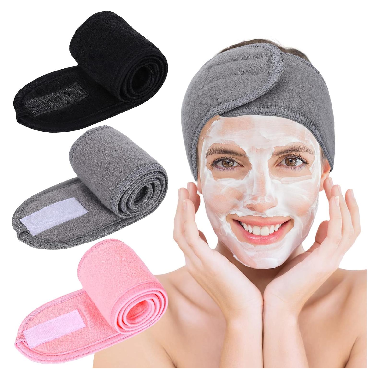 Cintas para la cabeza Whaline 3 piezas toalla suave ajustable