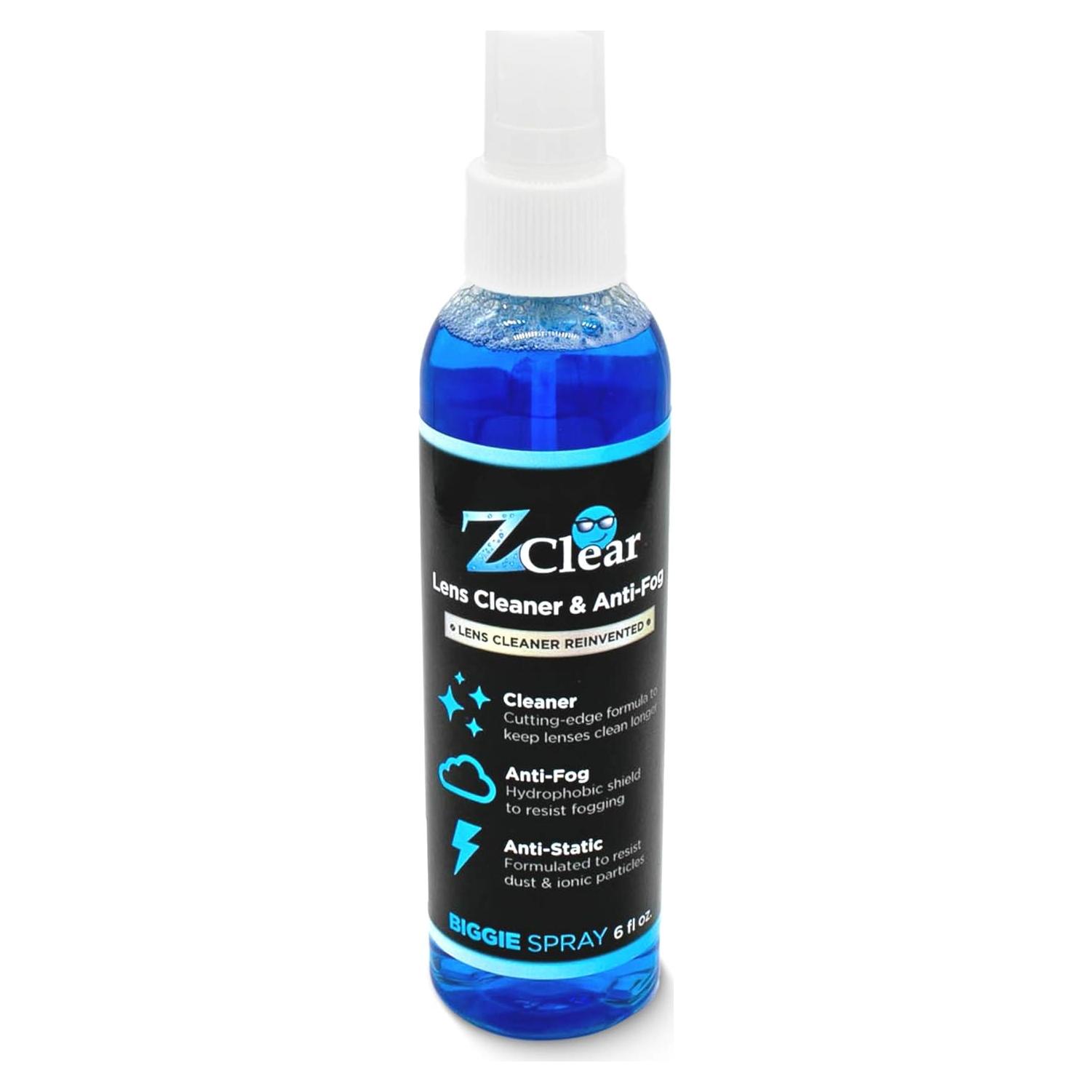 Spray Anti-Niebla Zclear 180ml | Limpiador de Lentes Seguro