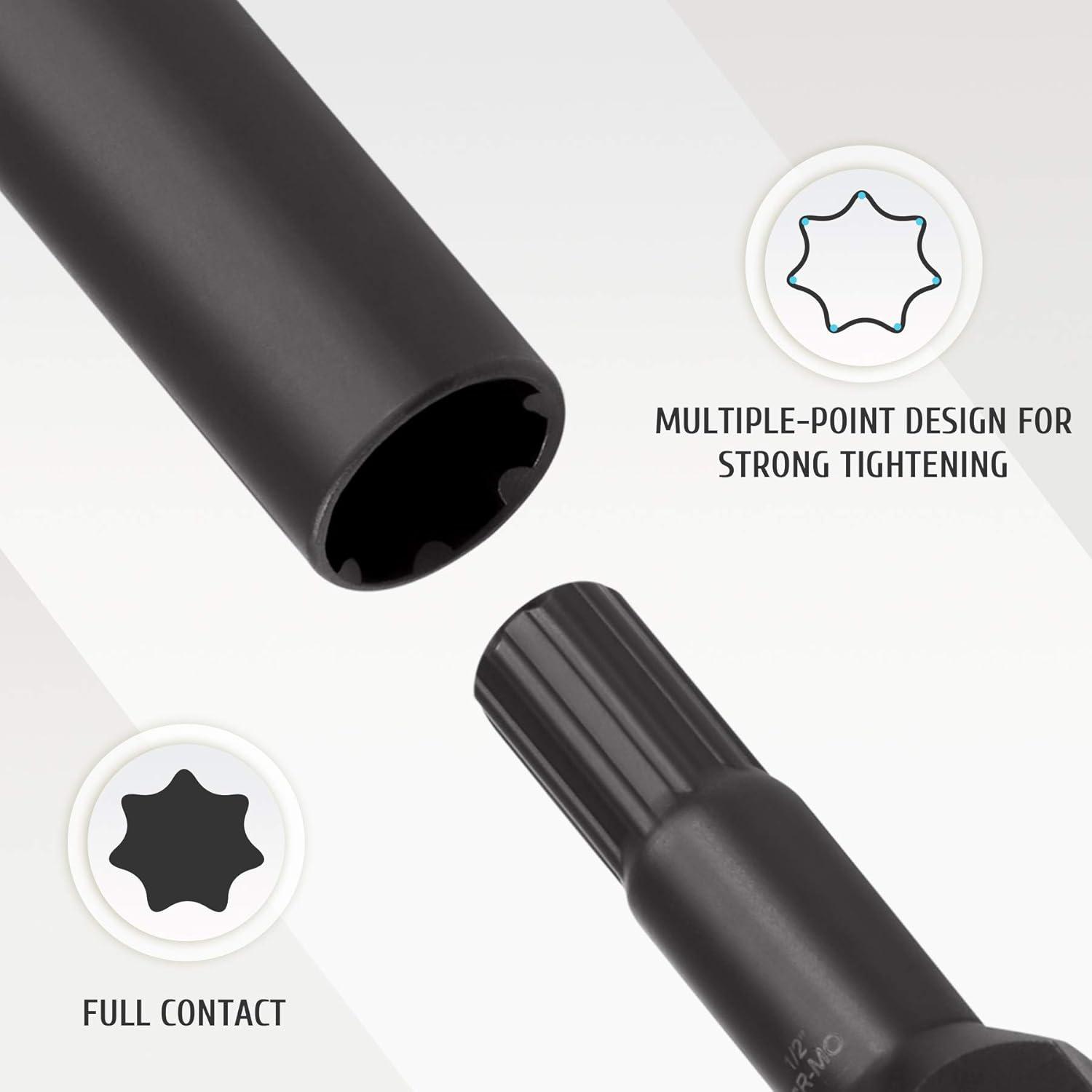 Kit de Llaves de Tuerca de Bloqueo 16 Piezas Orion Motor Tech