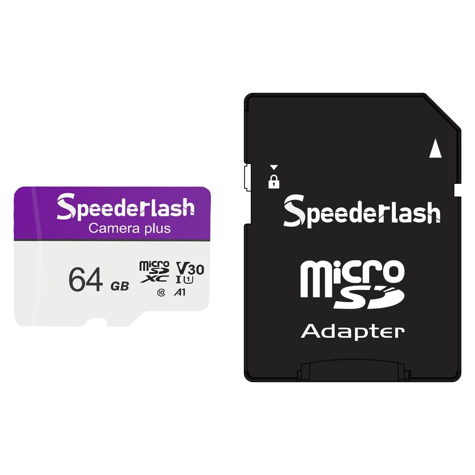 Tarjeta Micro SDXC 64GB Speederlash UHS-I 90MB/s 4K UHD