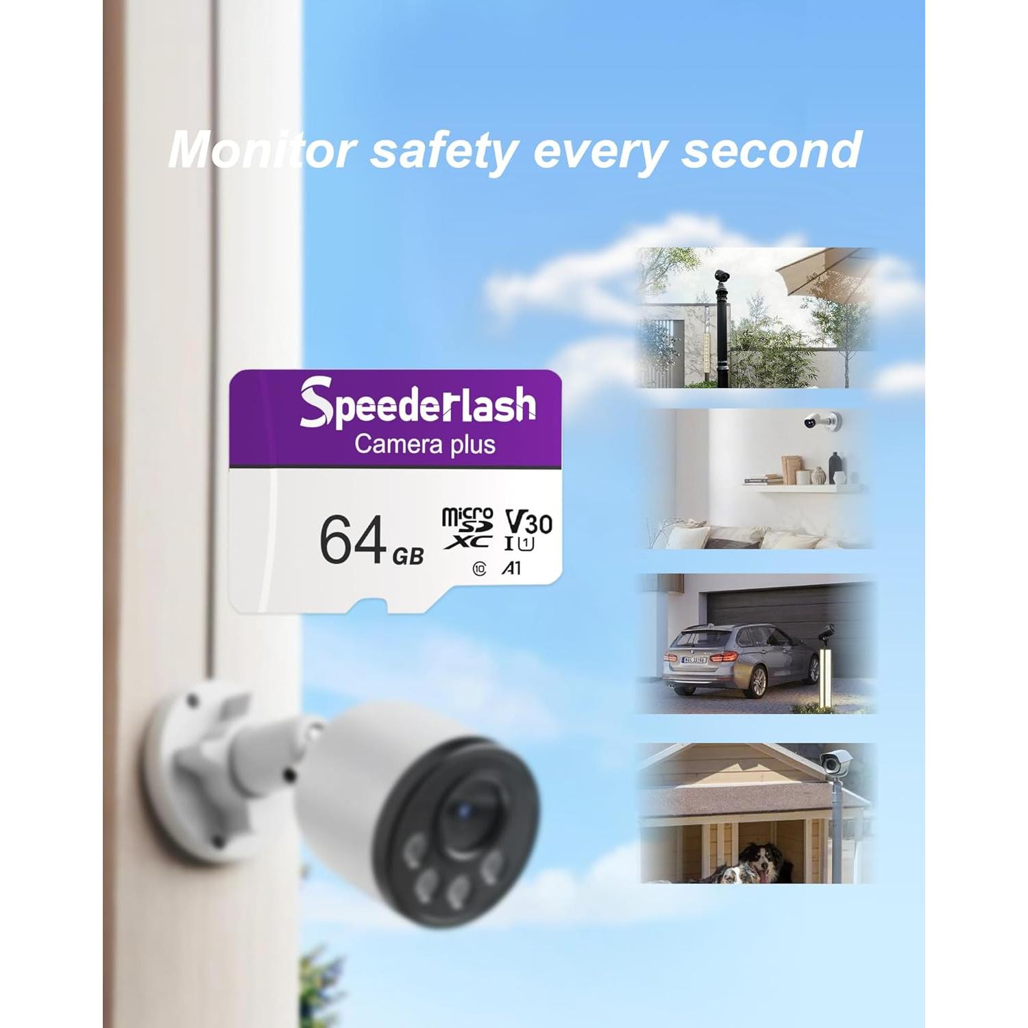 Tarjeta Micro SDXC 64GB Speederlash UHS-I 90MB/s 4K UHD