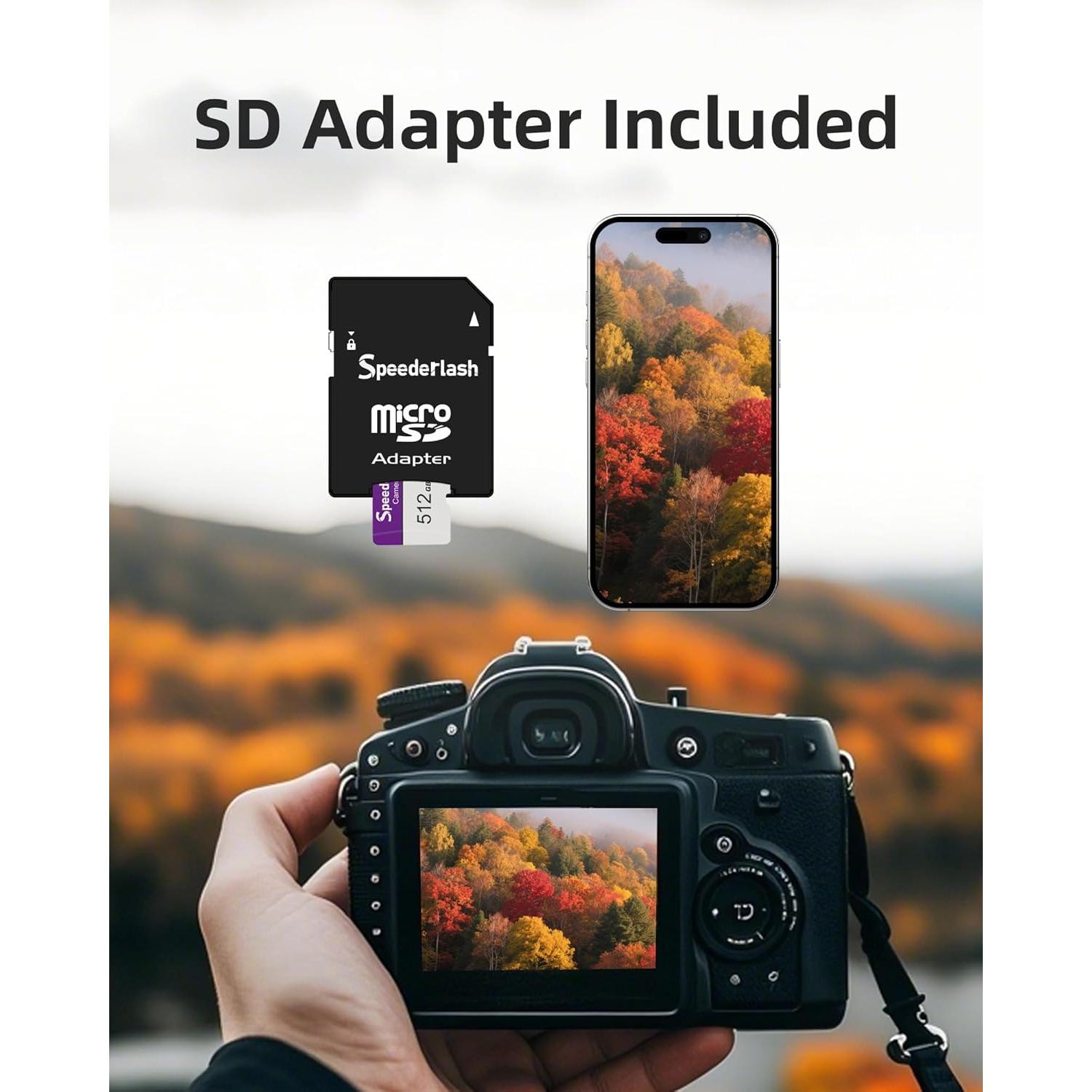 Tarjeta Micro SDXC 64GB Speederlash UHS-I 90MB/s 4K UHD