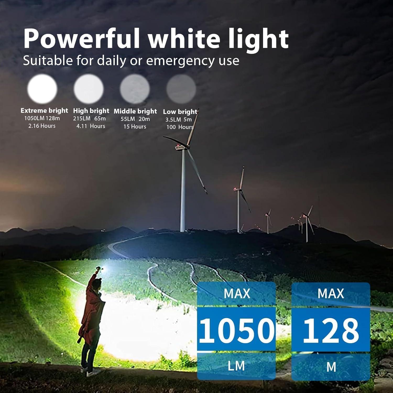 Linterna EDC TrustFire Mini X3 1050 Lúmenes Luz Cuádruple