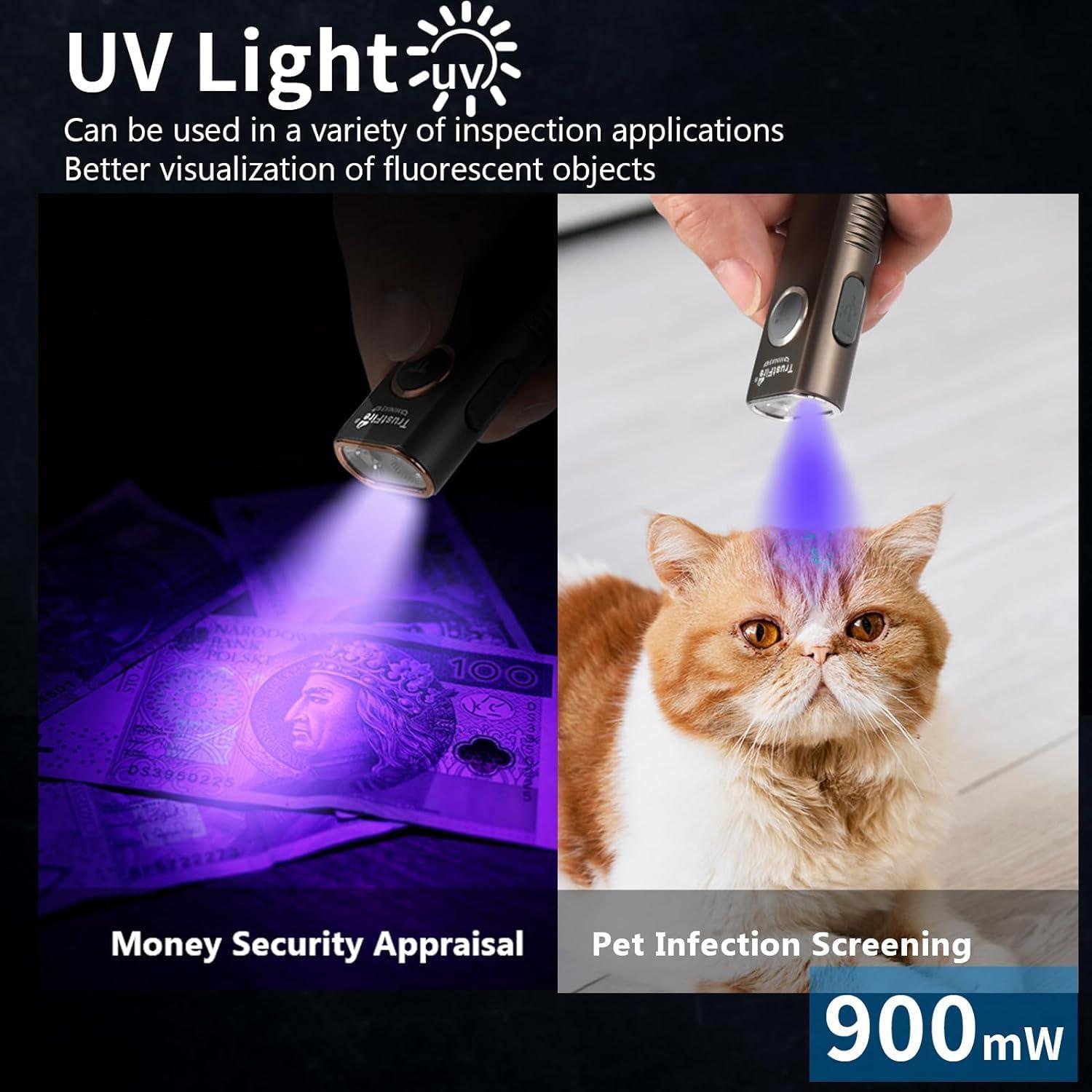 Linterna EDC TrustFire Mini X3 1050 Lúmenes Luz Cuádruple