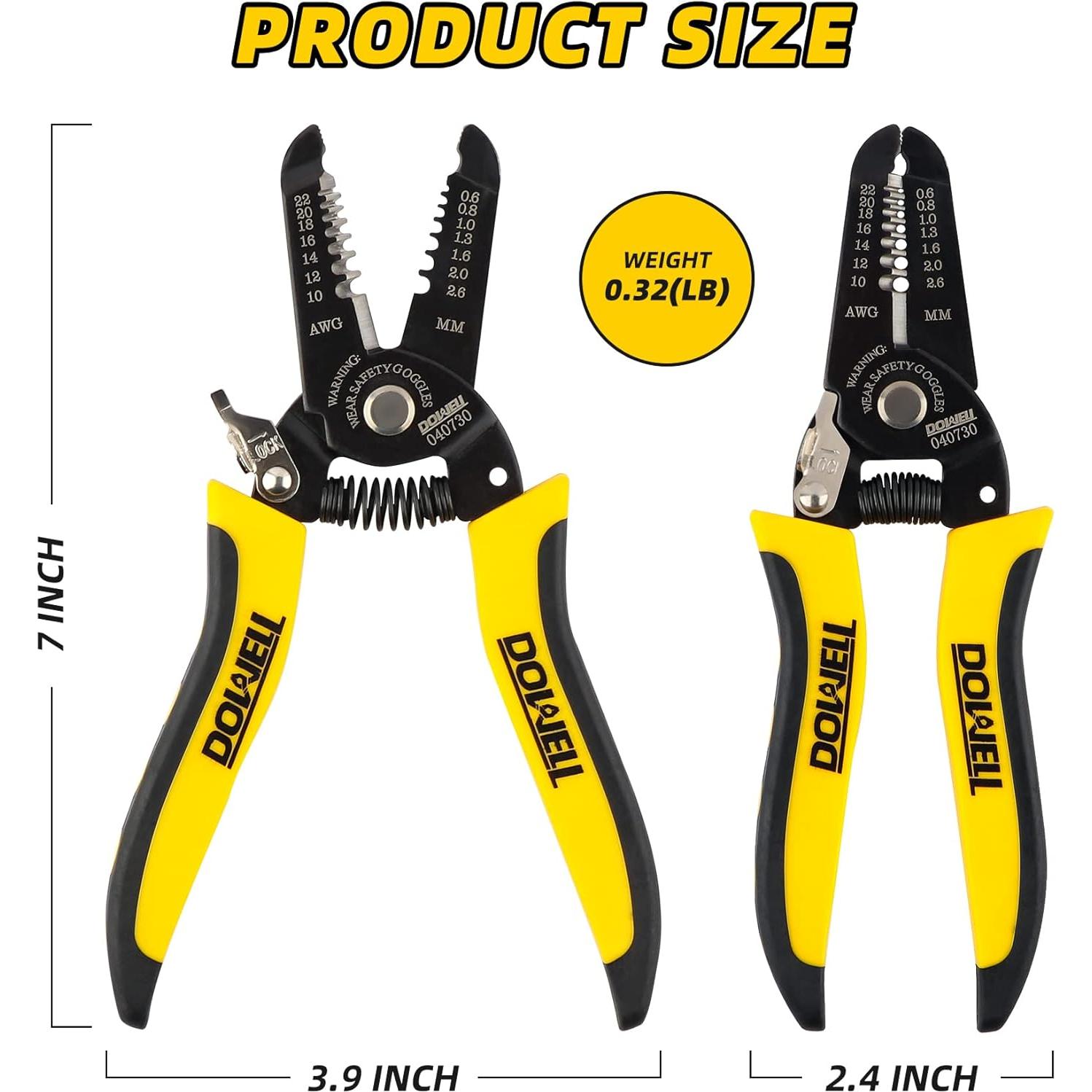 Pelacables DOWELL 10-22 AWG Multifuncional Ergonómico