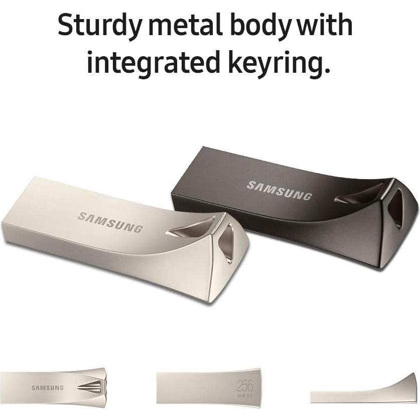 Samsung BAR Plus 64GB USB 3.1 Flash Drive 300MB/s Gris