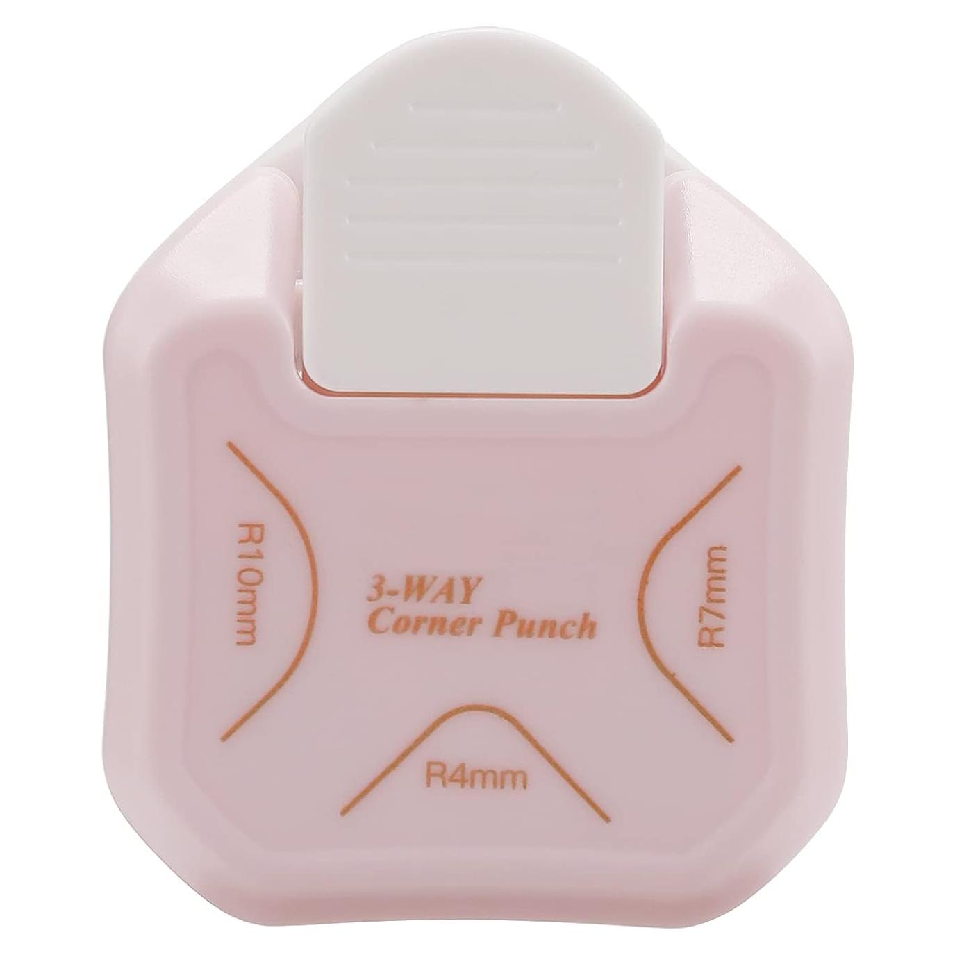 Troquelador de Esquinas 3 en 1 MyArTool 4mm 7mm 10mm Rosa