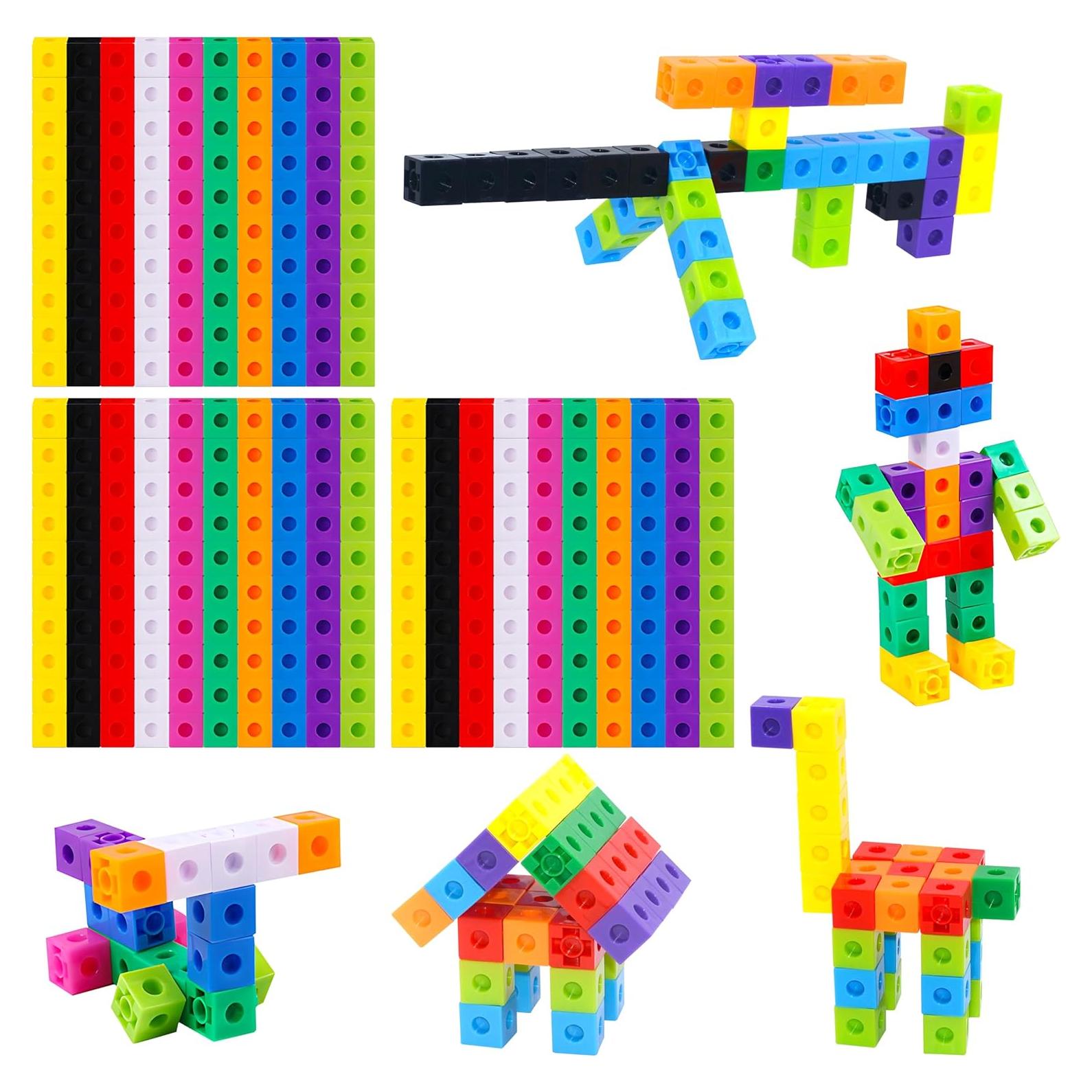 Cubos Matemáticos Enlazables SpriteGru 300 Piezas para Niños