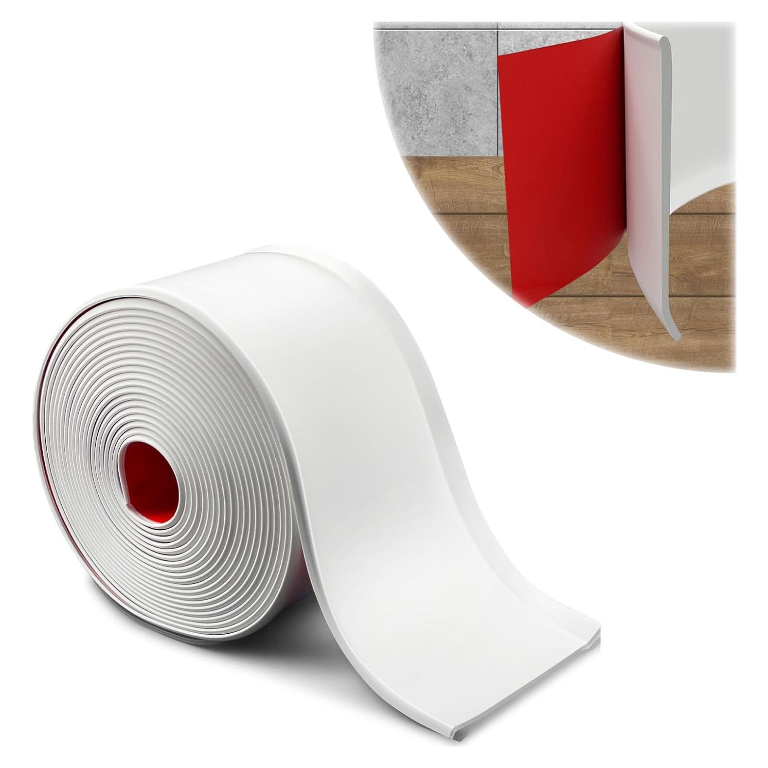 Base de Pared Autoadhesiva Youyis 12.19m Vinilo Blanco