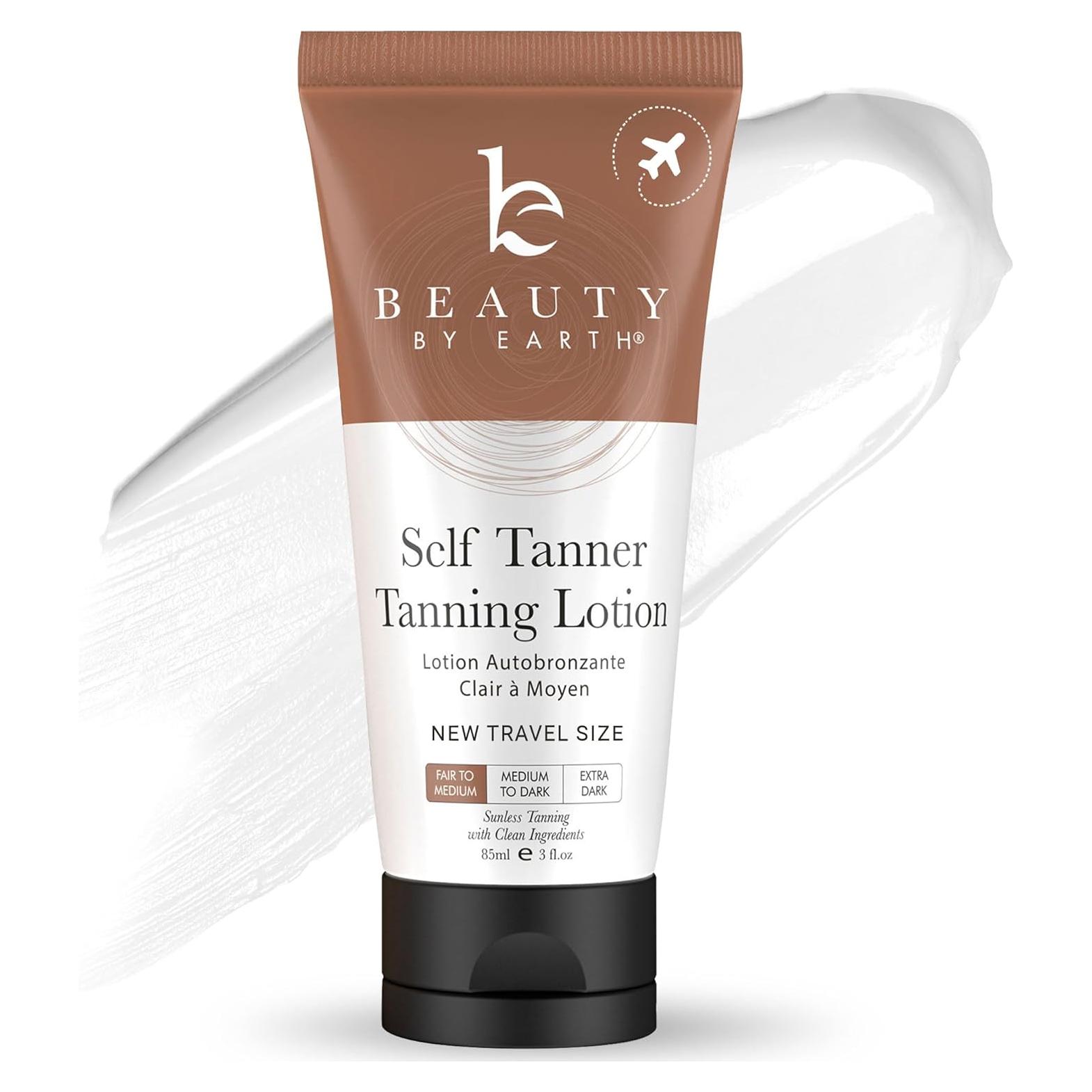 Loción Bronceadora Gradual Beauty by Earth 89 ml Viaje