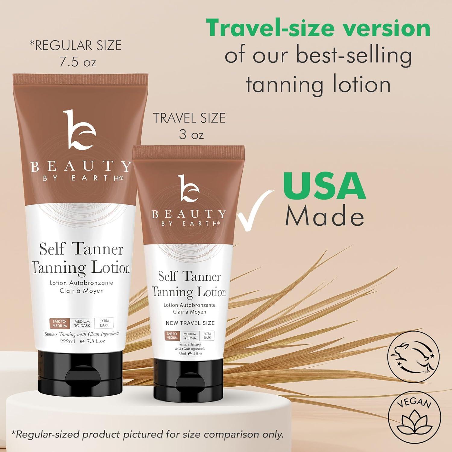 Loción Bronceadora Gradual Beauty by Earth 89 ml Viaje