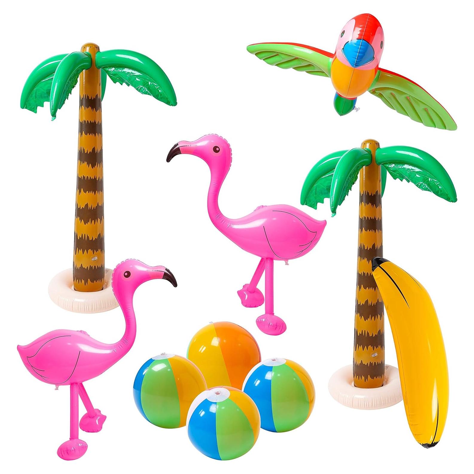 Juguetes Inflables R HORSE Fiesta Tropical 10 Piezas PVC